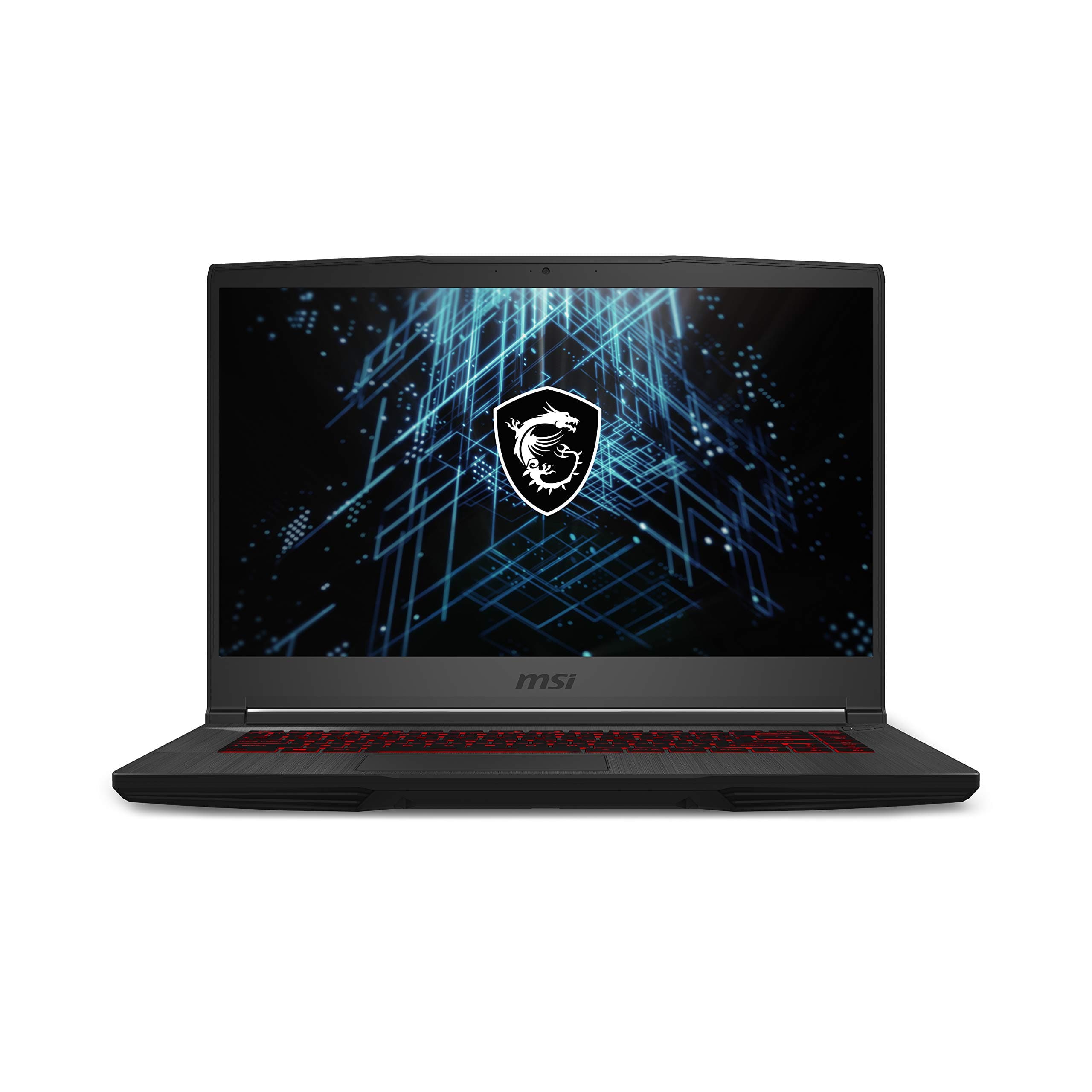 msi GF65 Gaming Laptop: 15.6" 144Hz FHD 1080p, Intel Core i7-10750H 6 Core, NVIDIA GeForce RTX 3060, 16GB, 512GB NVMe SSD, WiFi 6, Red Keyboard, Win 10, Black (10UE-047)