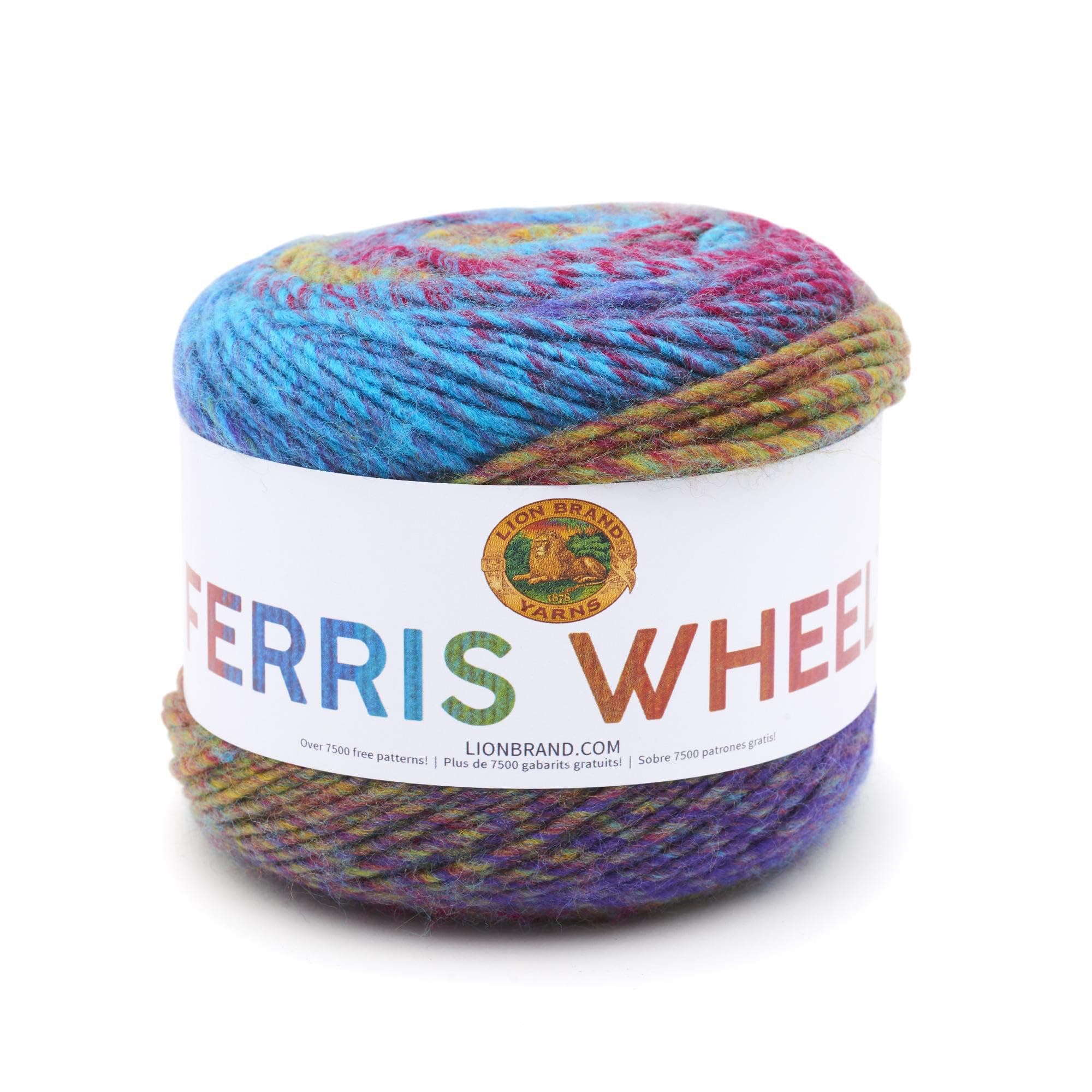 (1 Skein) Ferris Wheel Yarn, Vintage Carousel