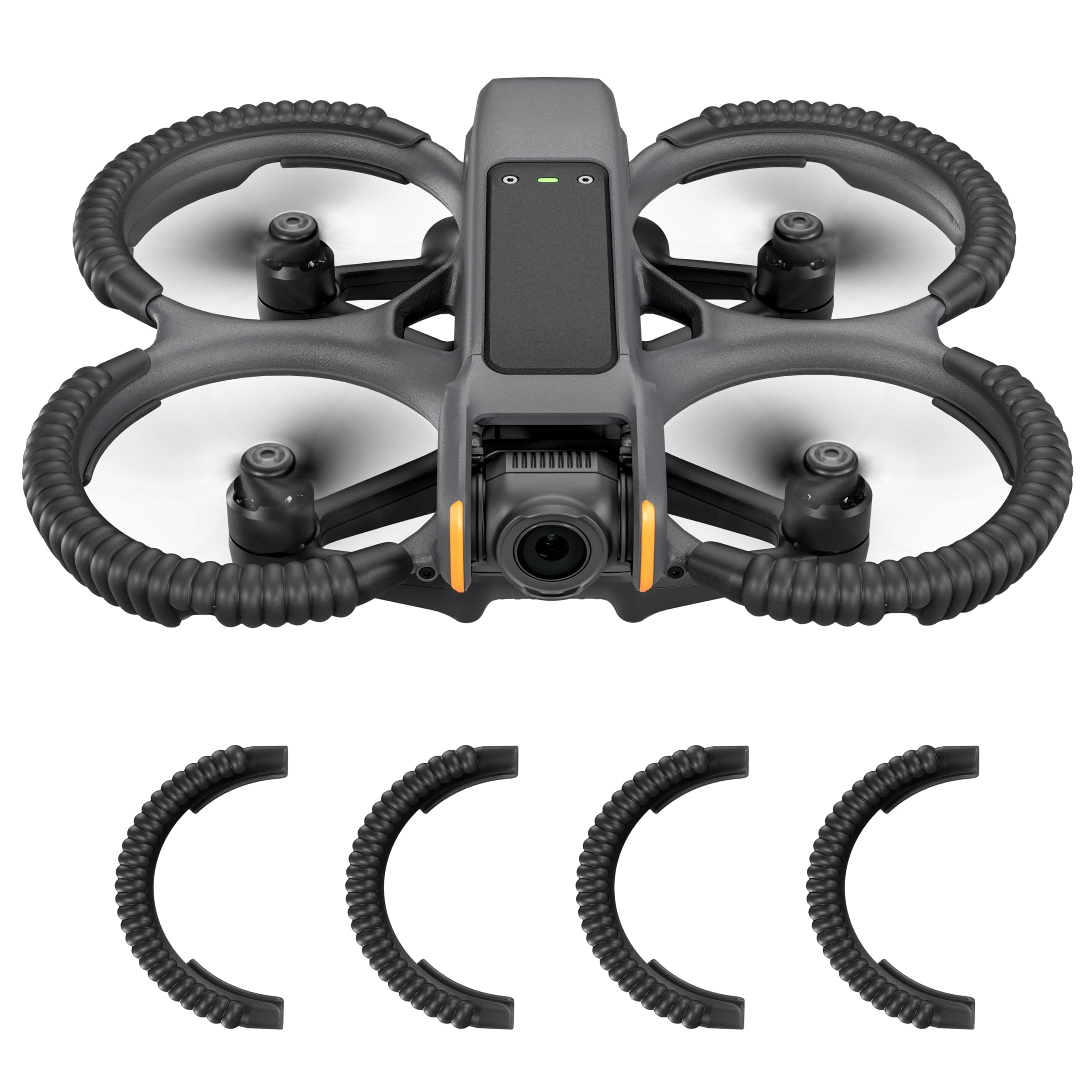 Avata 2 Propeller Guard Protector for DJI Avata 2 Drone Protective Bumper Anti-Collision Shockproof Prop Protector for DJI Avata 2 Fly More Combo Accessories