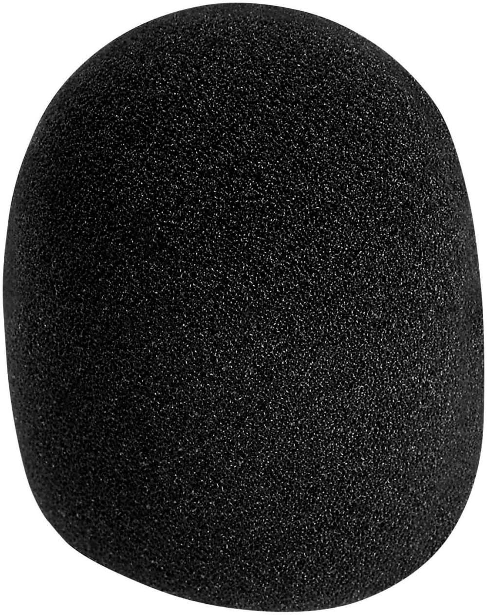 On-Stage Foam Ball-Type Microphone Windscreen, Black