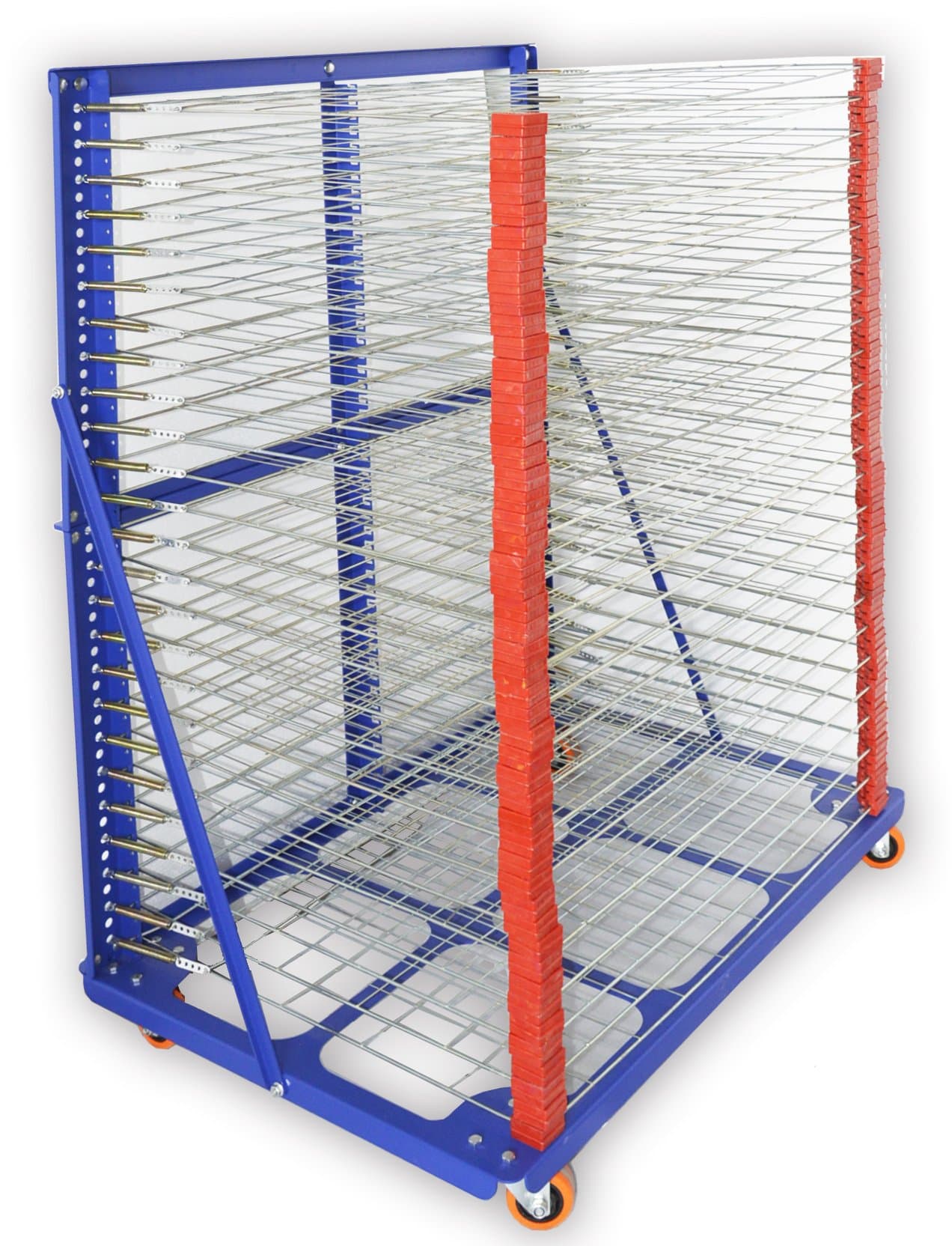 Art Drying Rack Screen Drying Rack Screen Printing Drying Shelf Movable Paint Drying Tool (50-Layer)