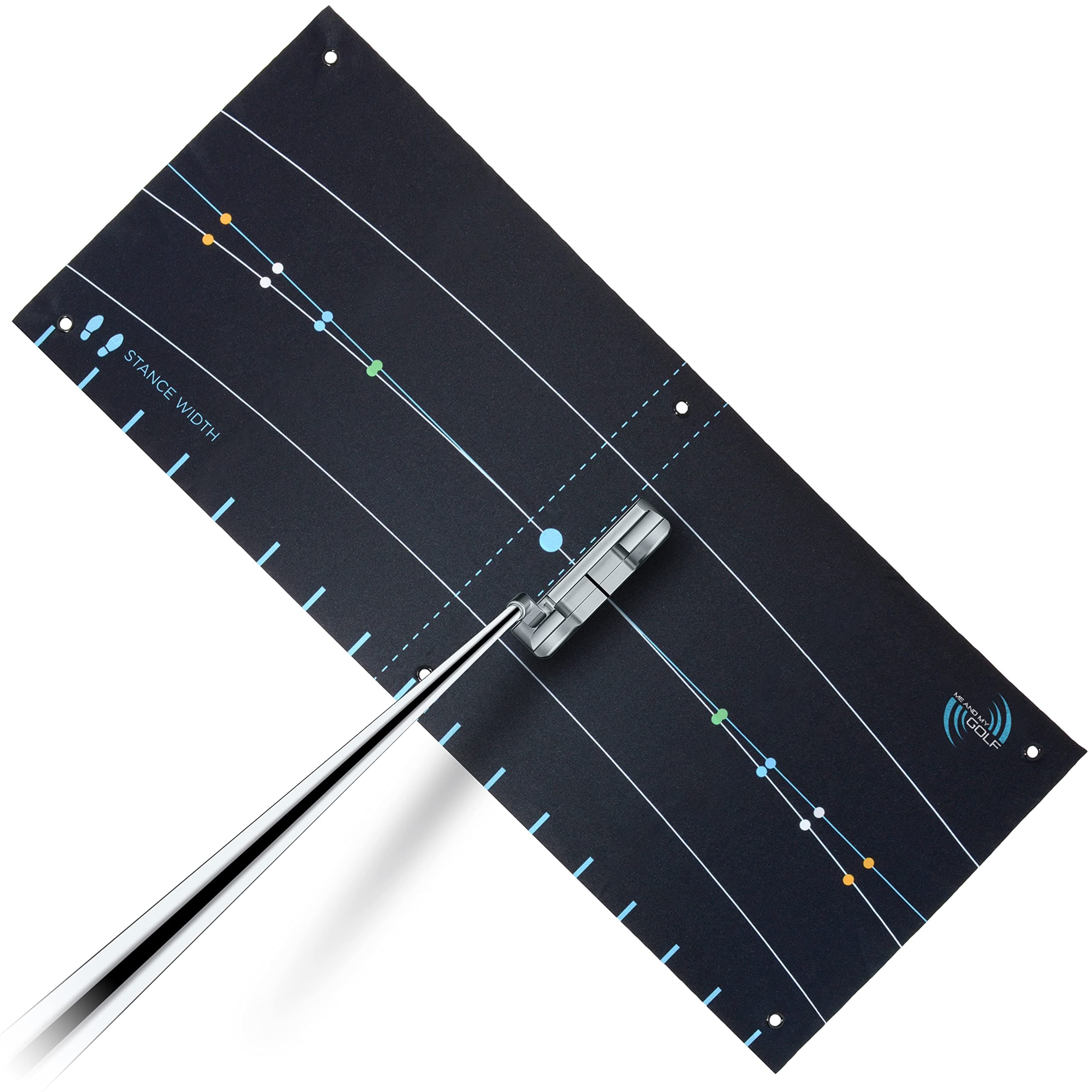 Stroke Trainer - Putting Arc and Aim Target - Includes Instructional Training Videos, Black