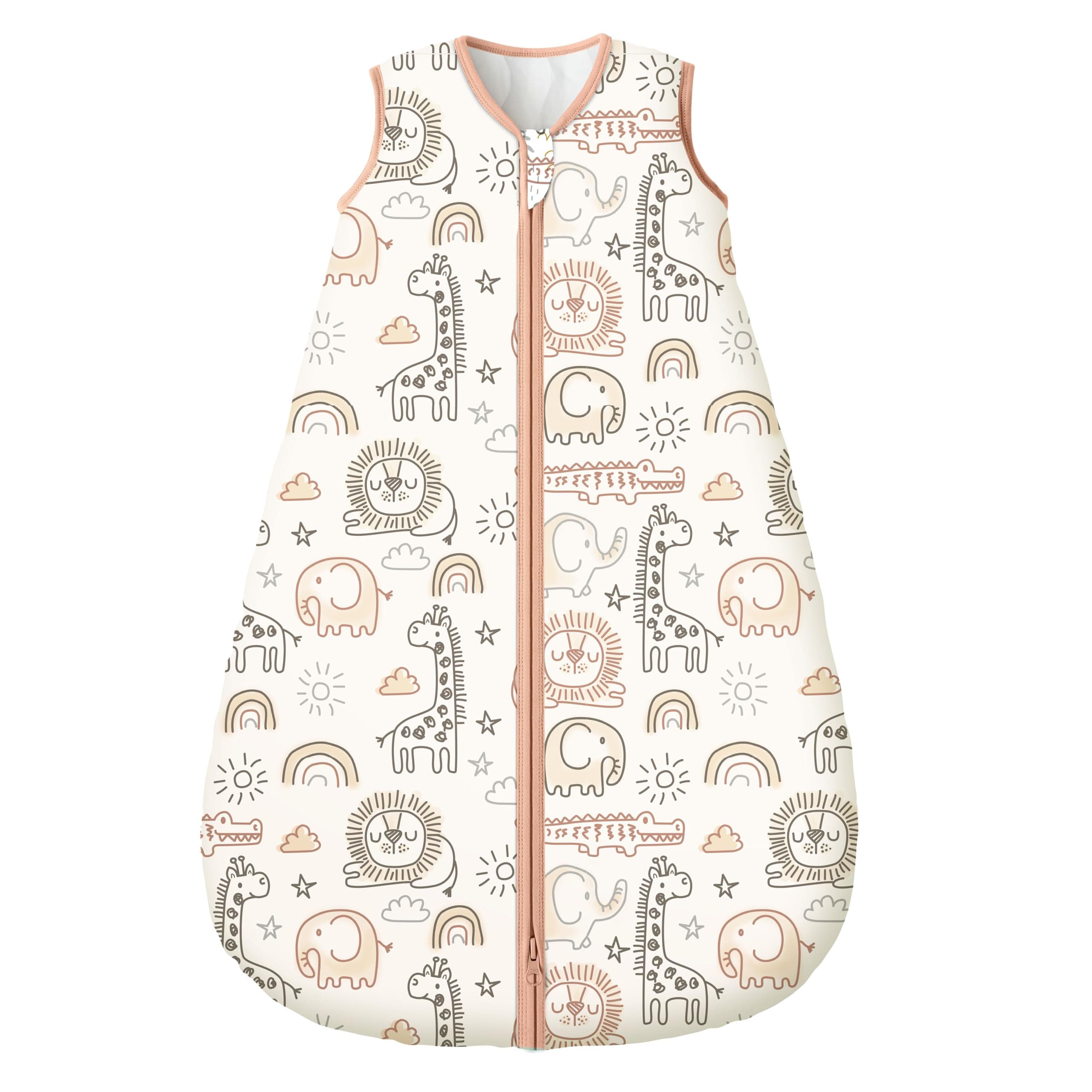 Yoofoss Baby Sleep Sack 0-6 Months, TOG 2.5 Baby Wearable Blanket with 2-Way Zipper, 100% Organic Cotton Fabric Winter Newborn Sleeping Sack, Warm Soft Comfy(Small)