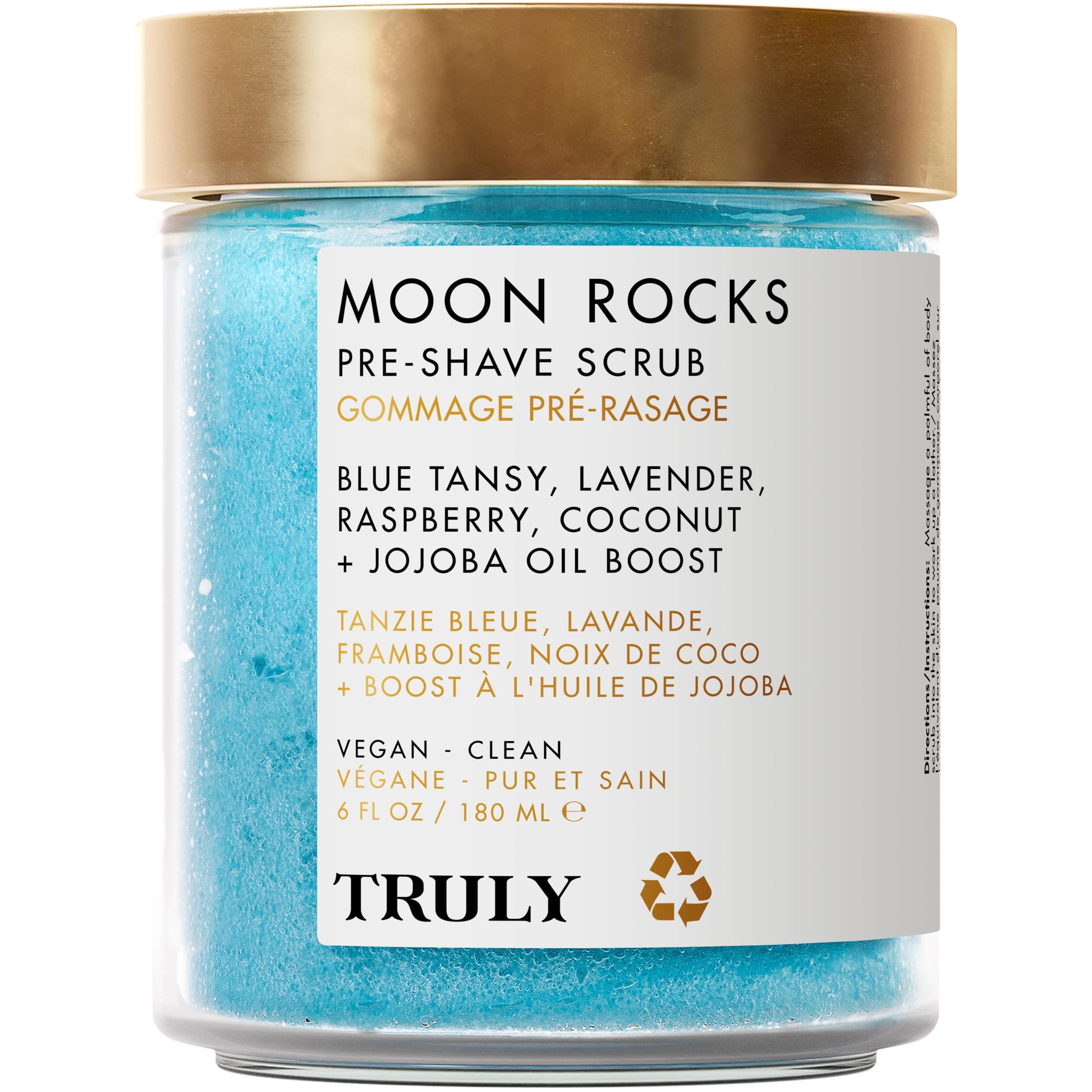 Truly Beauty KP Treatment Moon Rocks Sugar Scrub - Gentle and Fluffy Body Scrubs for Women Exfoliation, Natural Body Scrub - Body Exfoliating Scrub with Vitamin E and Essential Antioxidants.