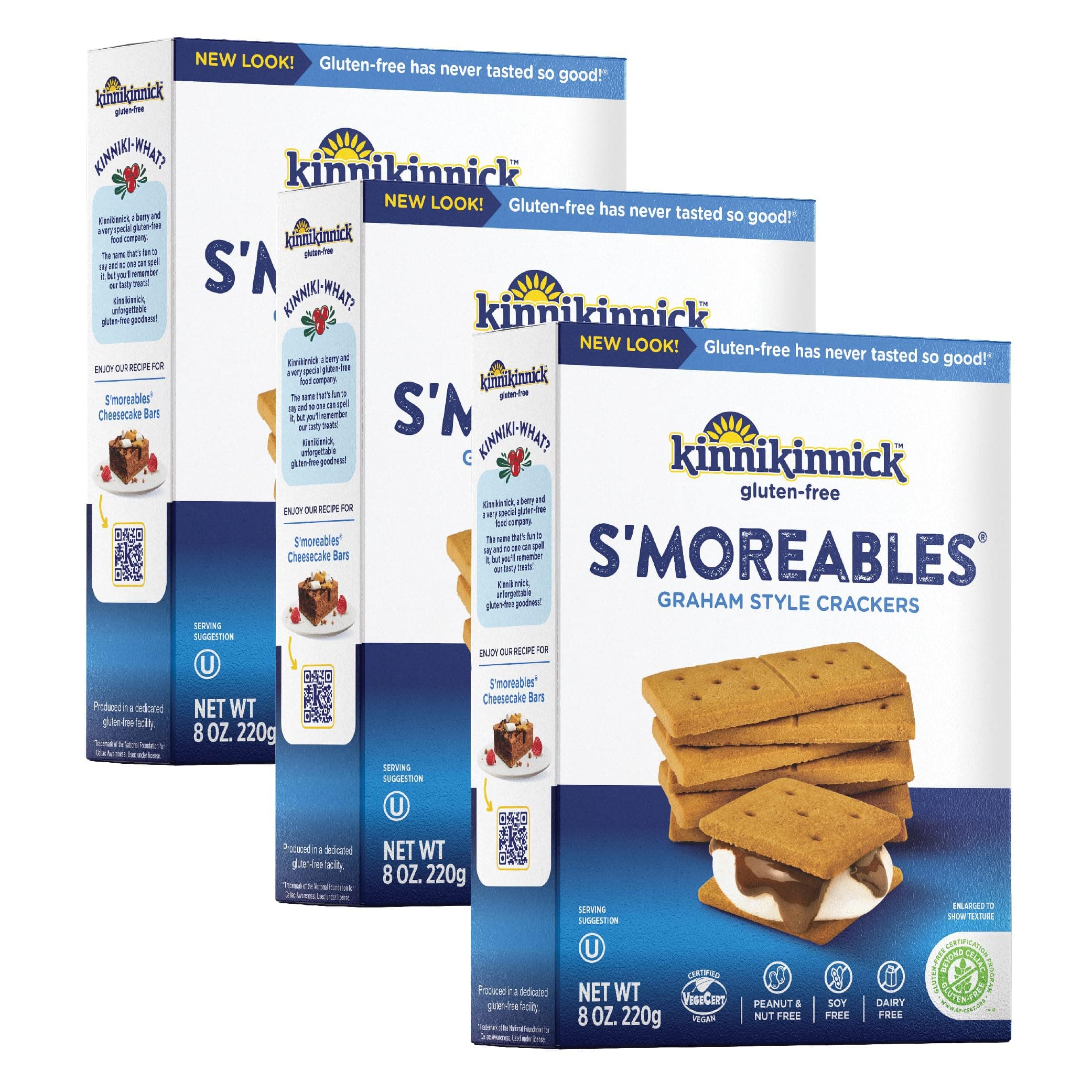 Kinnikinnick, Cracker,S'Moreable Graha 8 Oz