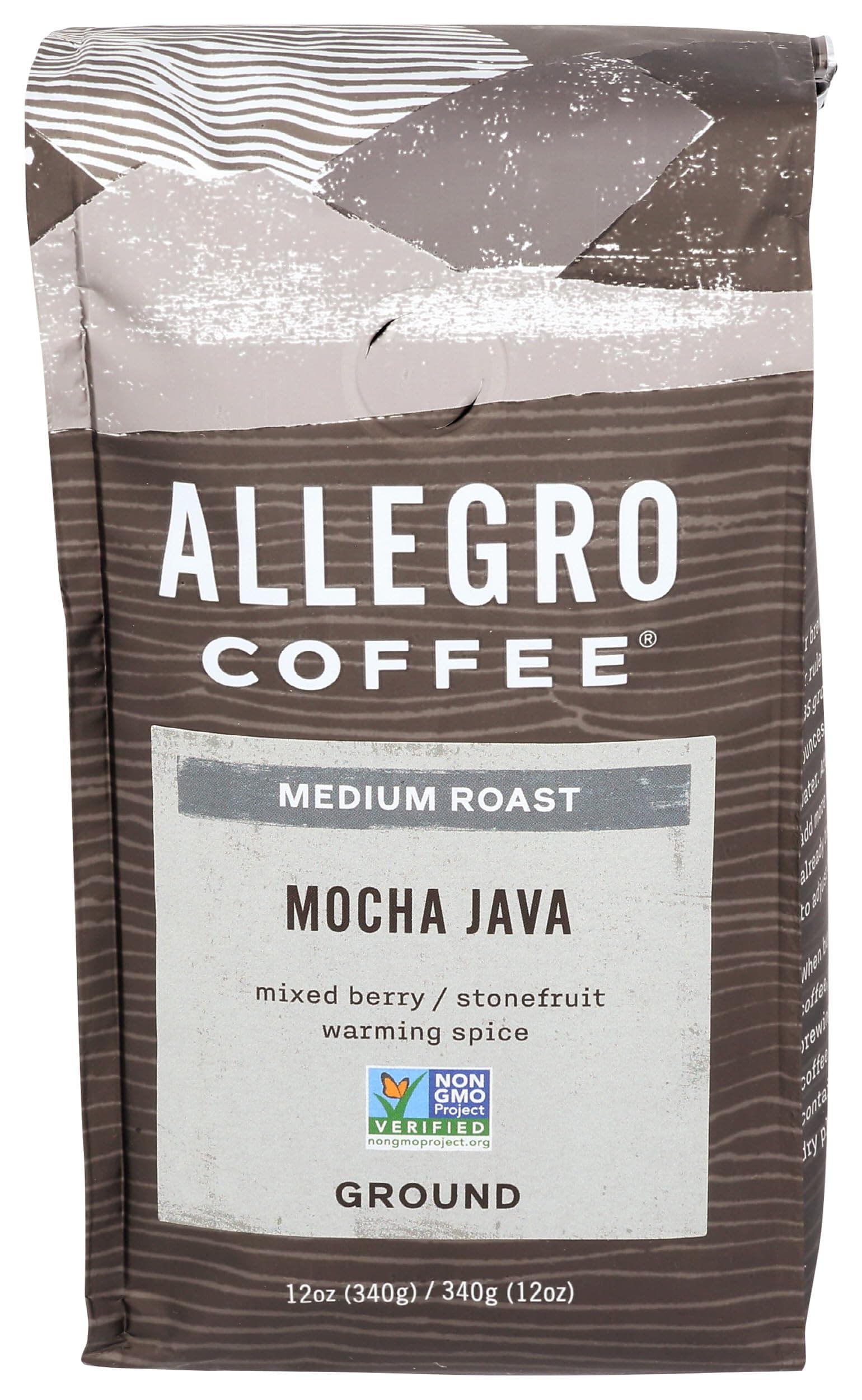 Allegro Coffee Mocha Java Ground Coffee, 12 oz