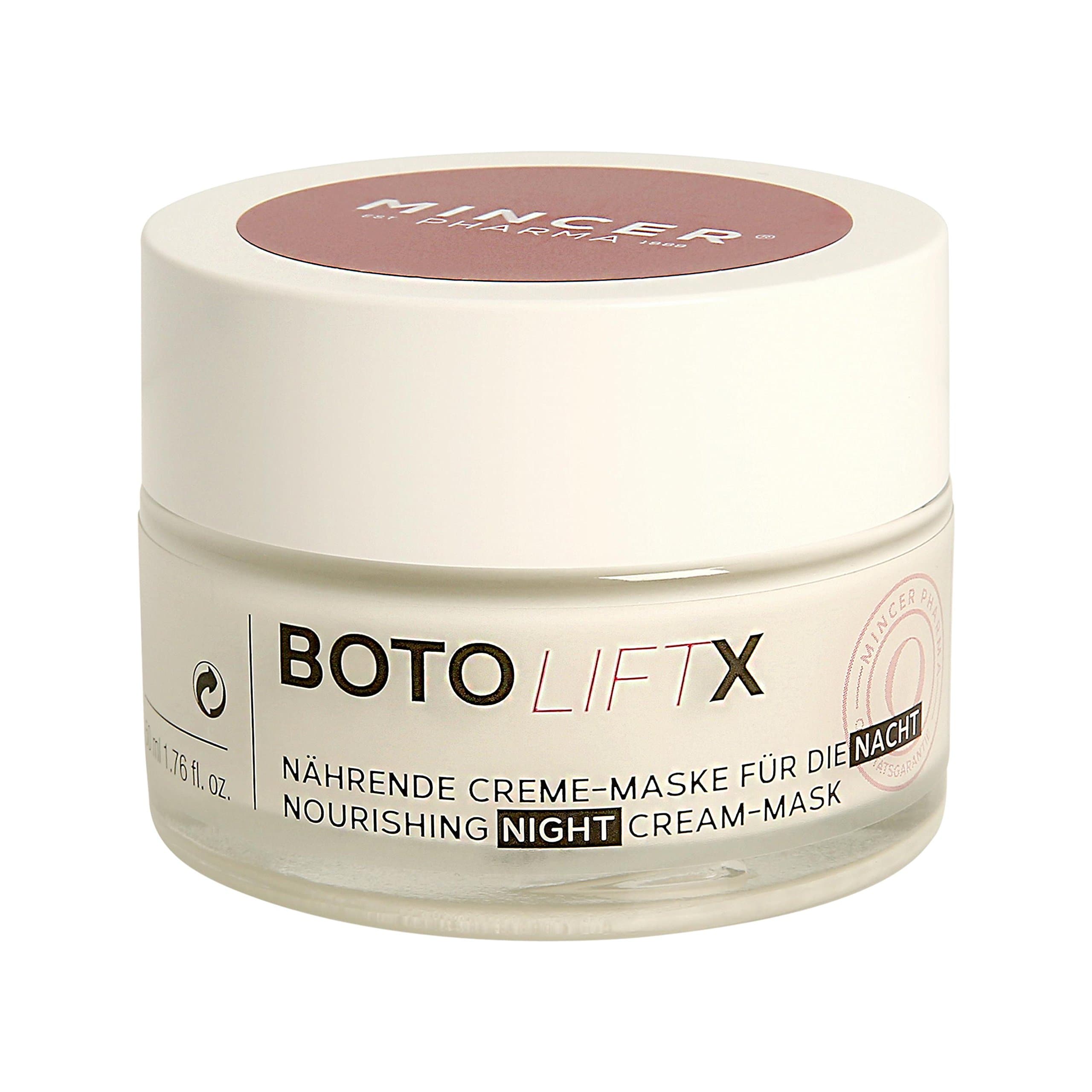Mincer Pharma Botoliftx Anti-Wrinkle Night Cream Mask, Super Lifting 40 + 50 ml