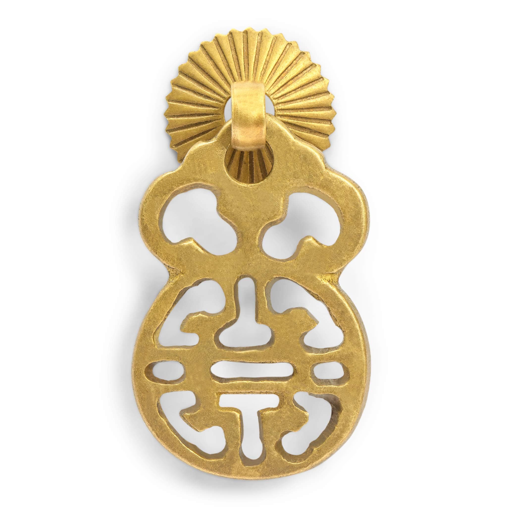 "Wealth and Longevity Pulls 2 Inches - Set of 2 - Architectural, Interior Design, Furniture Cabinet Customization Hardware