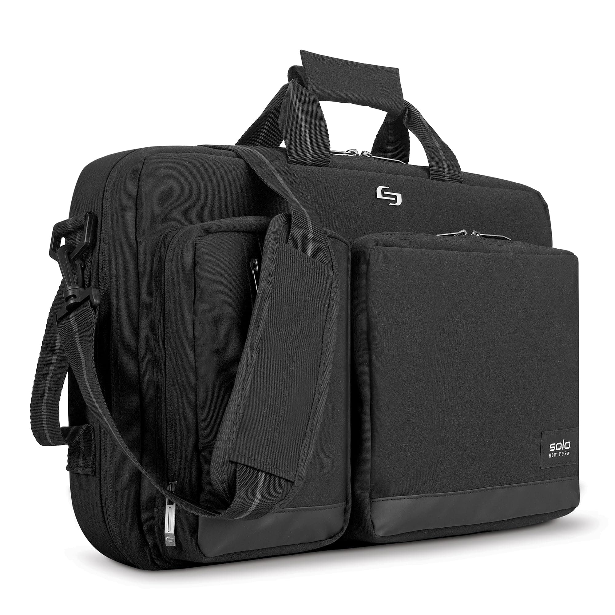 SOLO Duane 15.6-Inch Laptop Hybrid Briefcase, Converts to Backpack