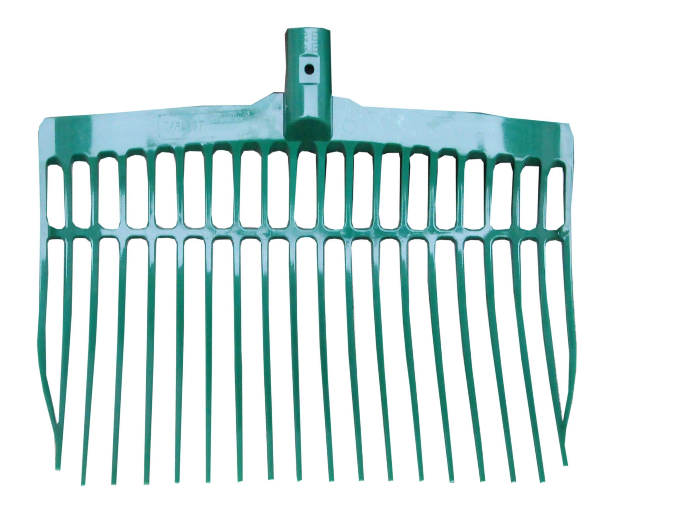 Shavings Fork Extra Light Almost Unbreakable, Flexible, Robust Top Product, Muck Fork, Dung Fork, Horse Manure Fork, Green