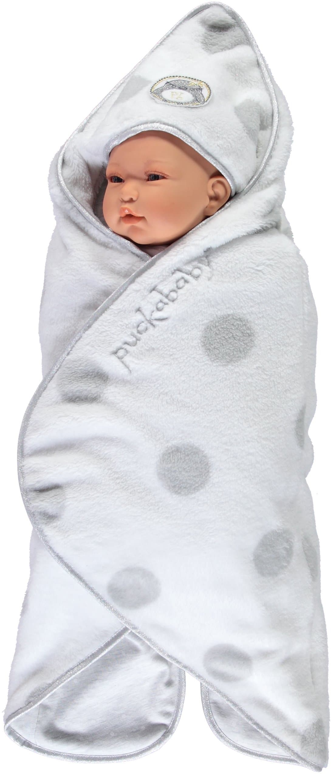 Puckababy® GOGO - Baby Wrapping Blanket - 0/7 M | Teddy White