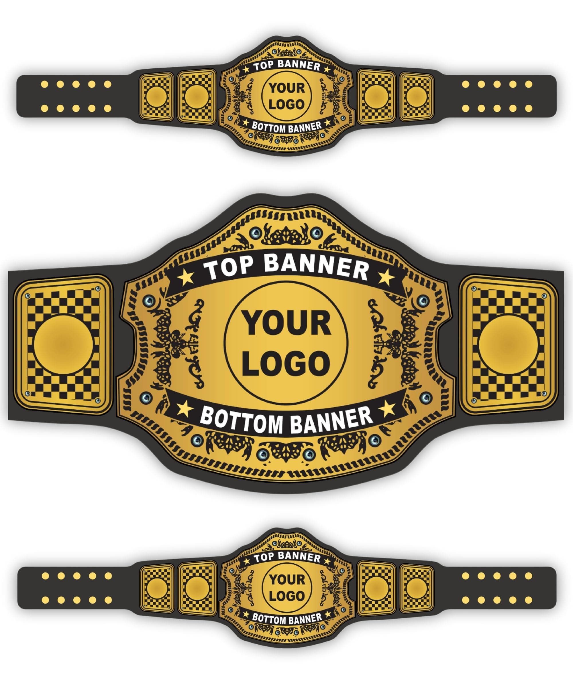 Custom Championship Belt - Personalized Custom Wrestling Belt for Award Sports Events