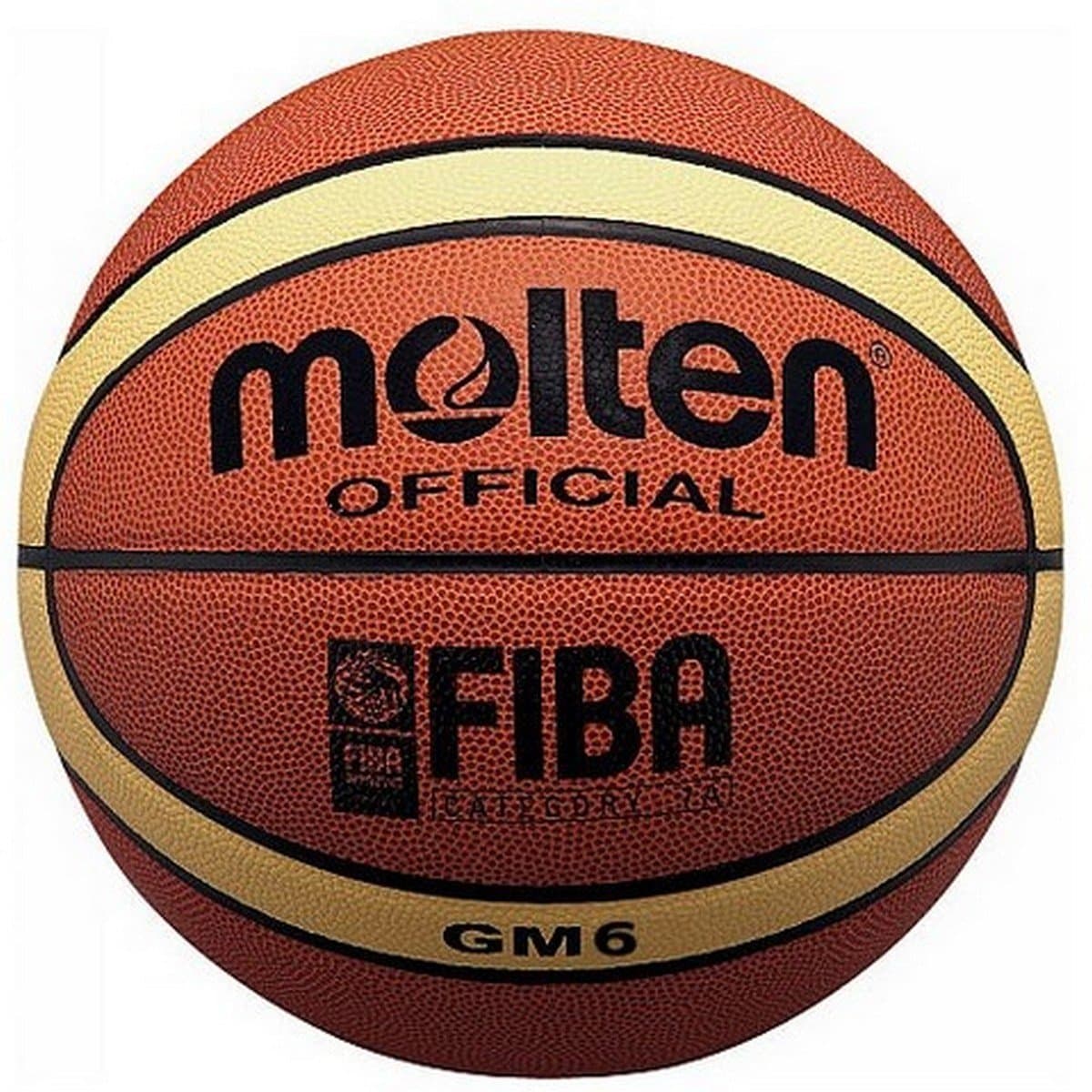 Molten BGM6 School Basketball - Size 6, Orange/Cream