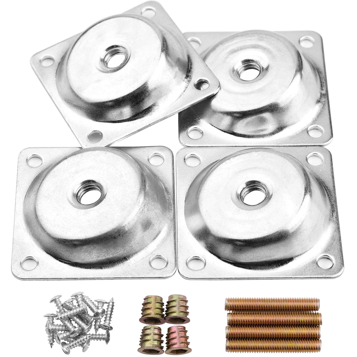 14 Degree M8 Leg Mounting Plates
