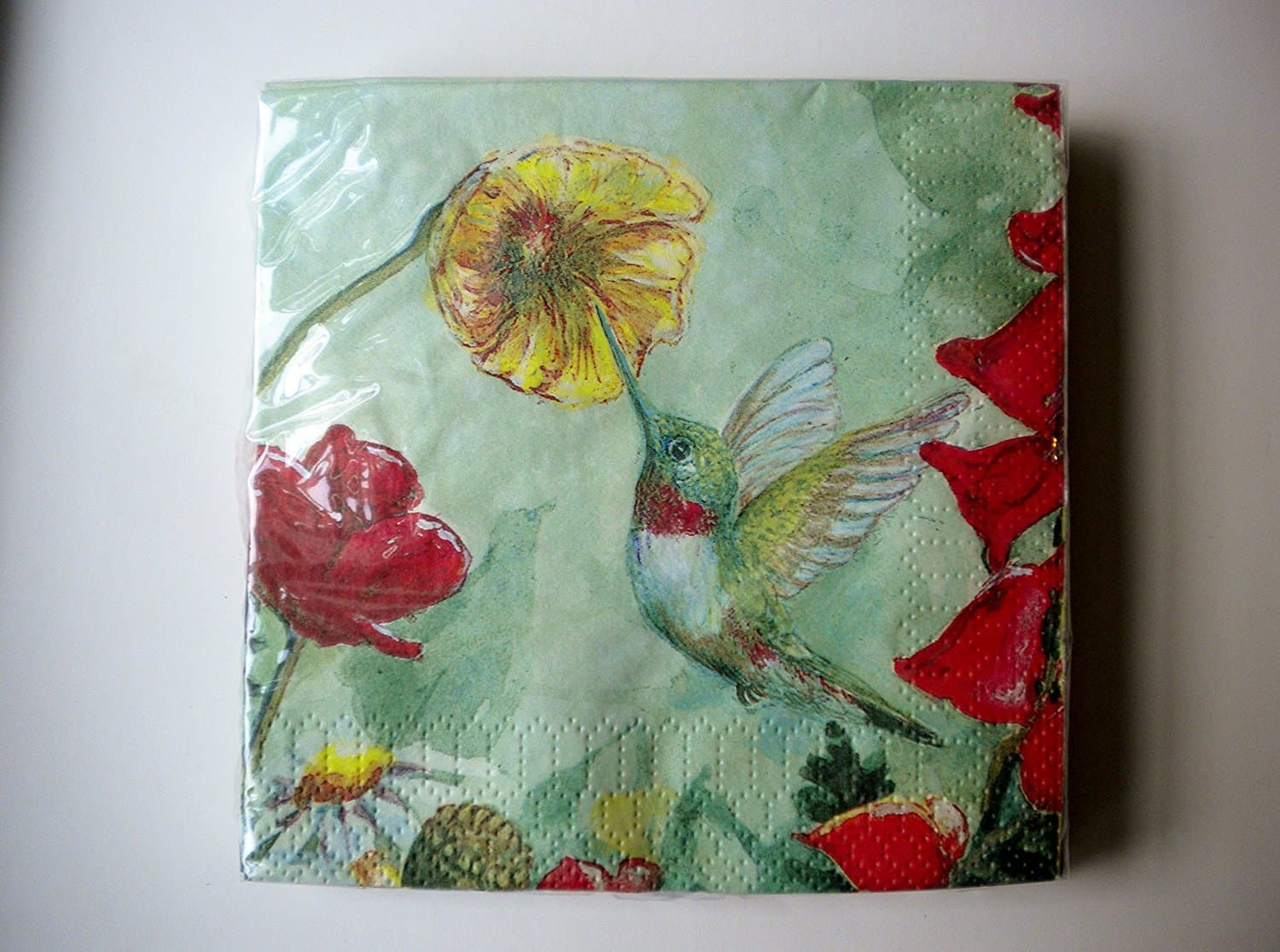 Paperproducts Design 1252873 Beverage Napkin, Vicki Sawyer, Meadow Buzz