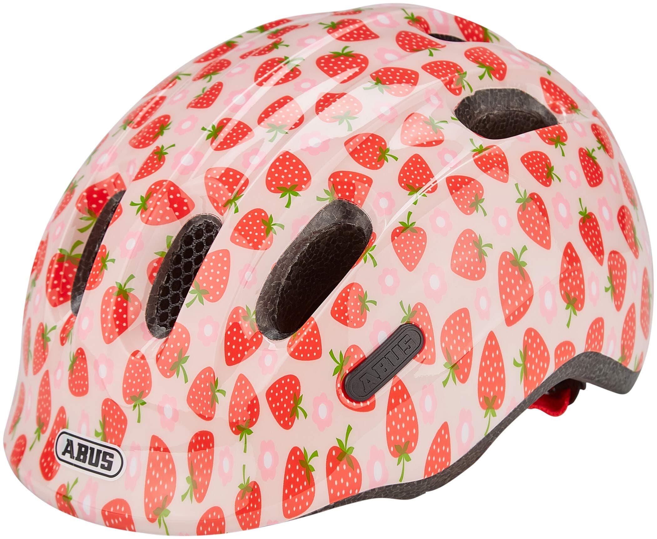 ABUS Smiley 2.1 Kids Helmet - Toddler Helmet with Tail Light - for Girls and Boys - Pink, Size M