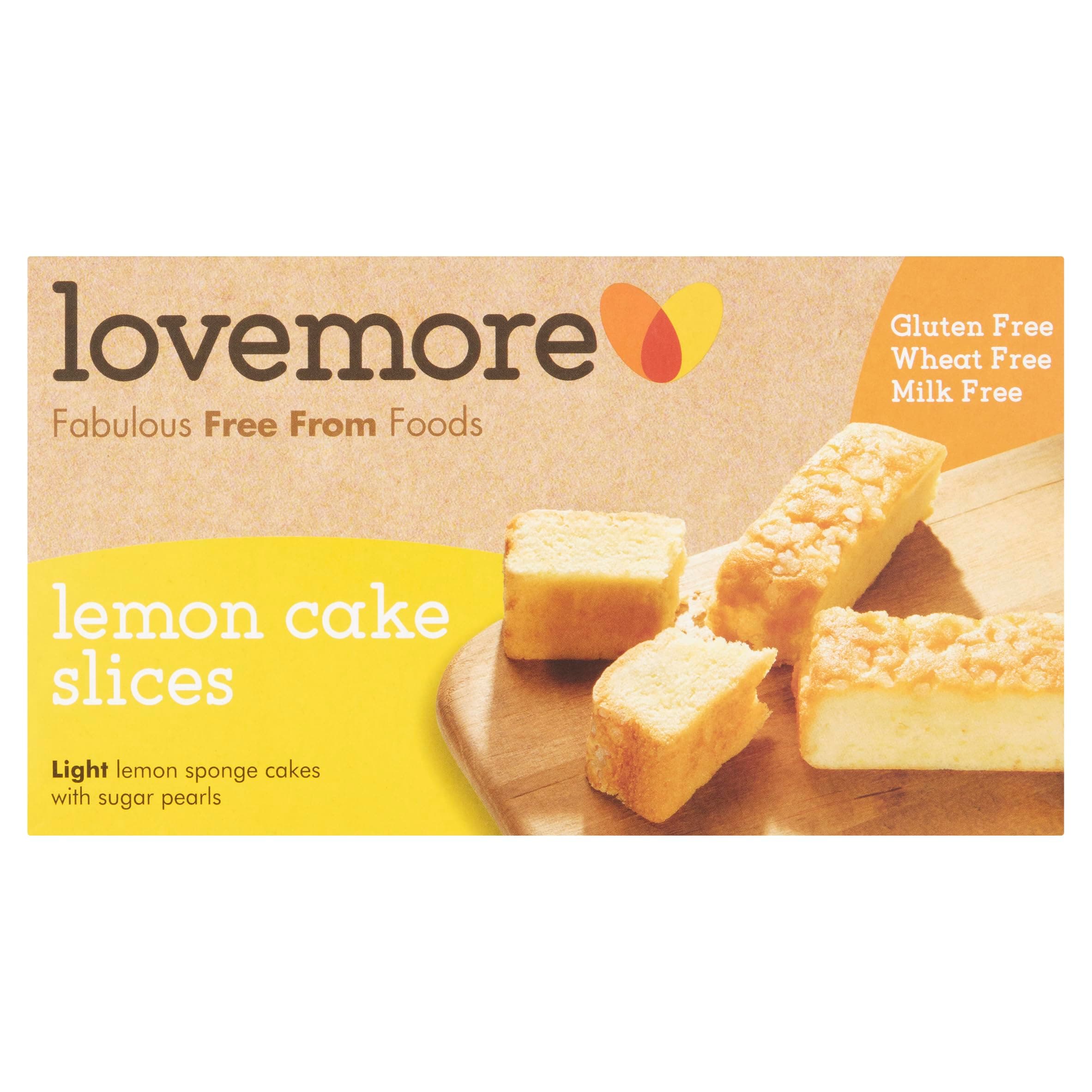 Lovemore Gluten Free Lemon Cake Slices 180g