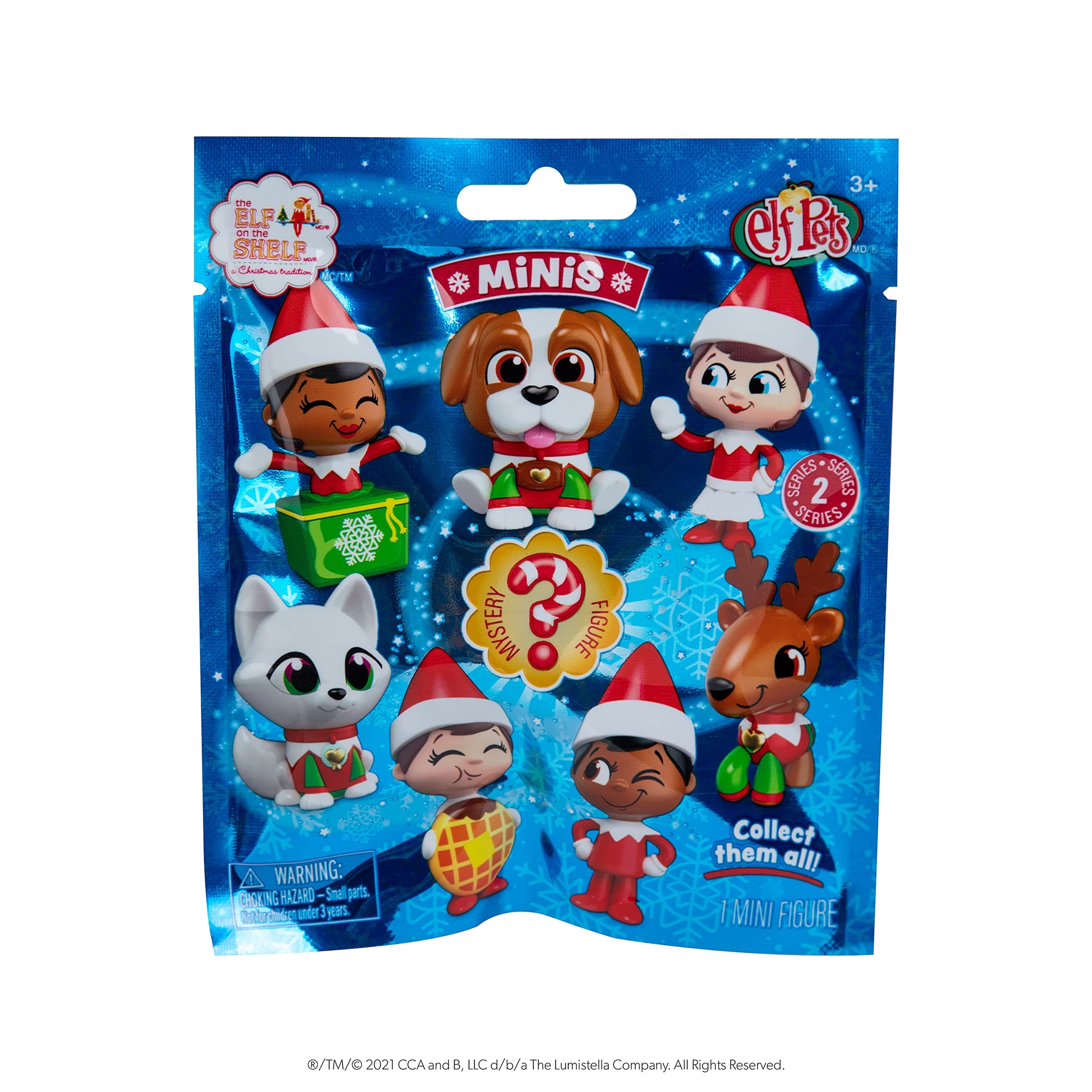 Elf on the Shelf and Elf Pets Minis | Pack of 1 | Elf on the Shelf Accessories | Minifigures, Surprise Toys for Girls & Boys | Mystery Toys, Collectables | Kids Play Figures | Blind Bag Collectibles