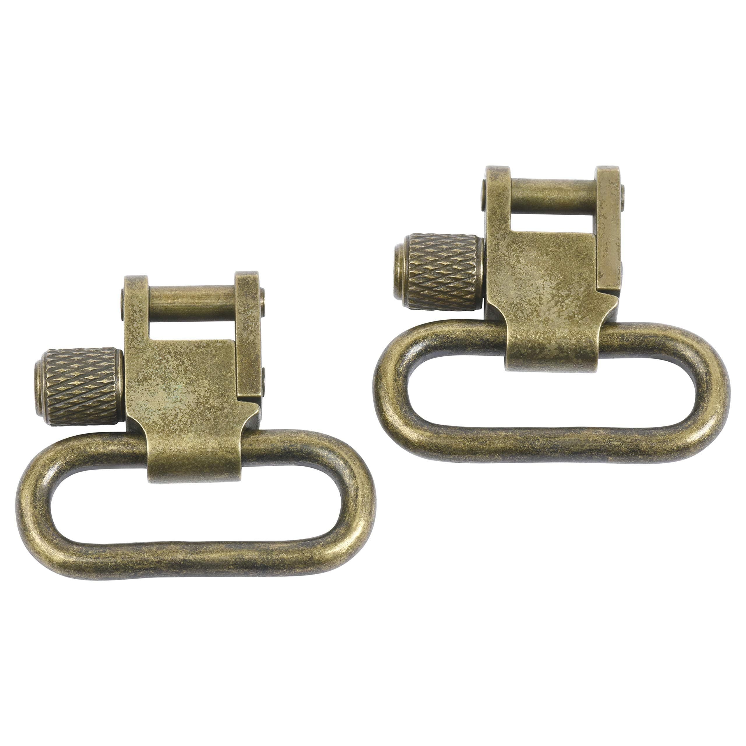 Pair of 1 Inch Tri-Lock Gun Sling Swivels All Metal (Three Color Options)