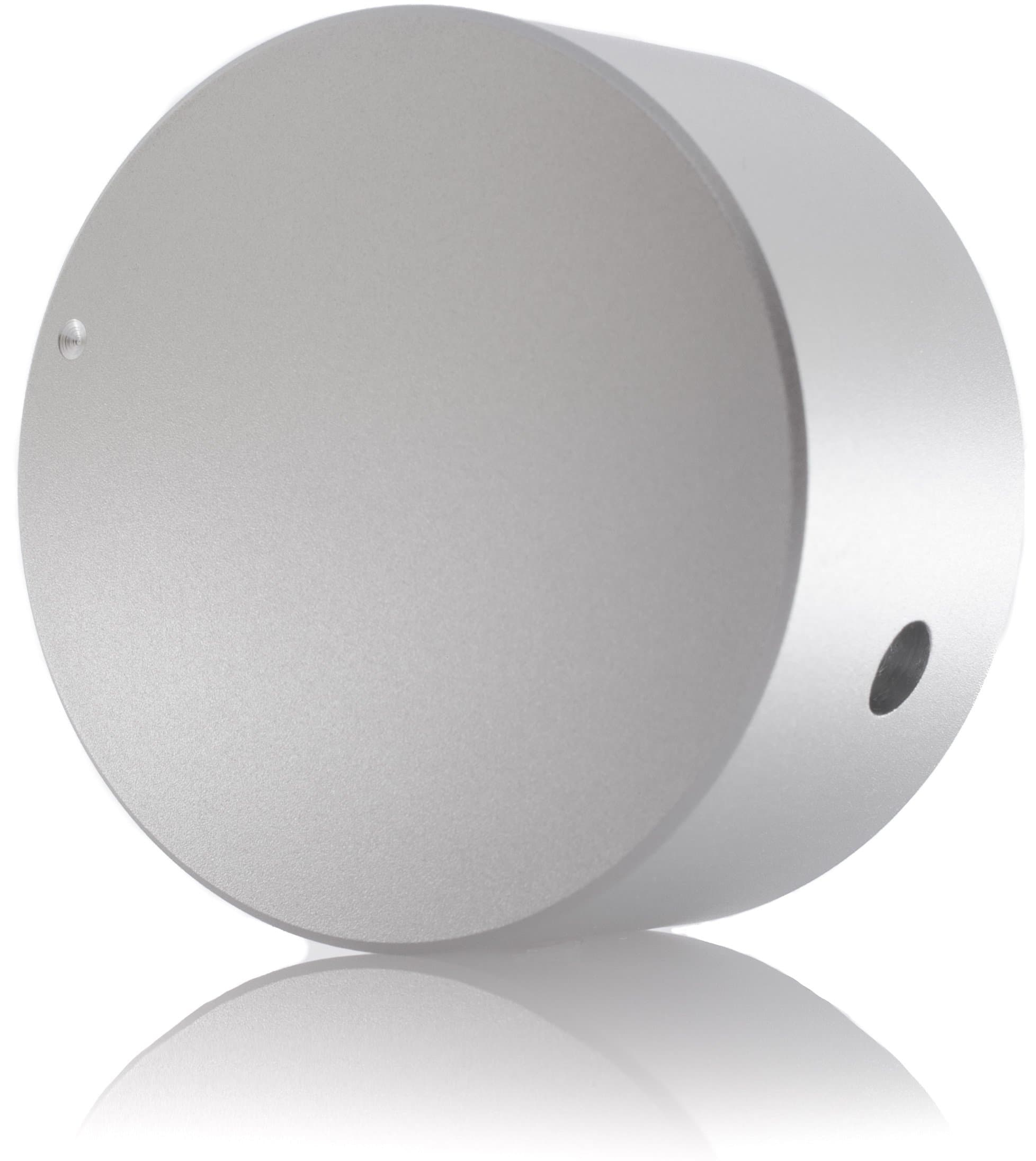 Hifi Lab Potentiometer-Knob Aluminium solid 40x22mm Pot Knob Alu Control Rotary Switch 6mm shaft Audio silver