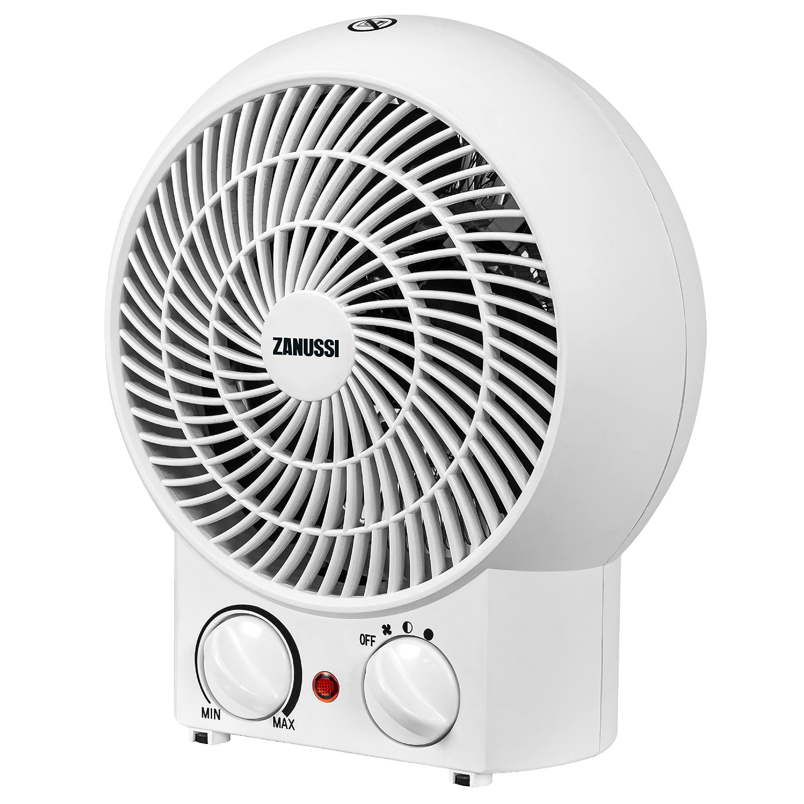 ZFH1001 2000W Portable Upright Fan Heater, Two Heat Settings, Overheat Protection, Lightweight (1kg), 1 Year Guarantee - White(1 Pack)