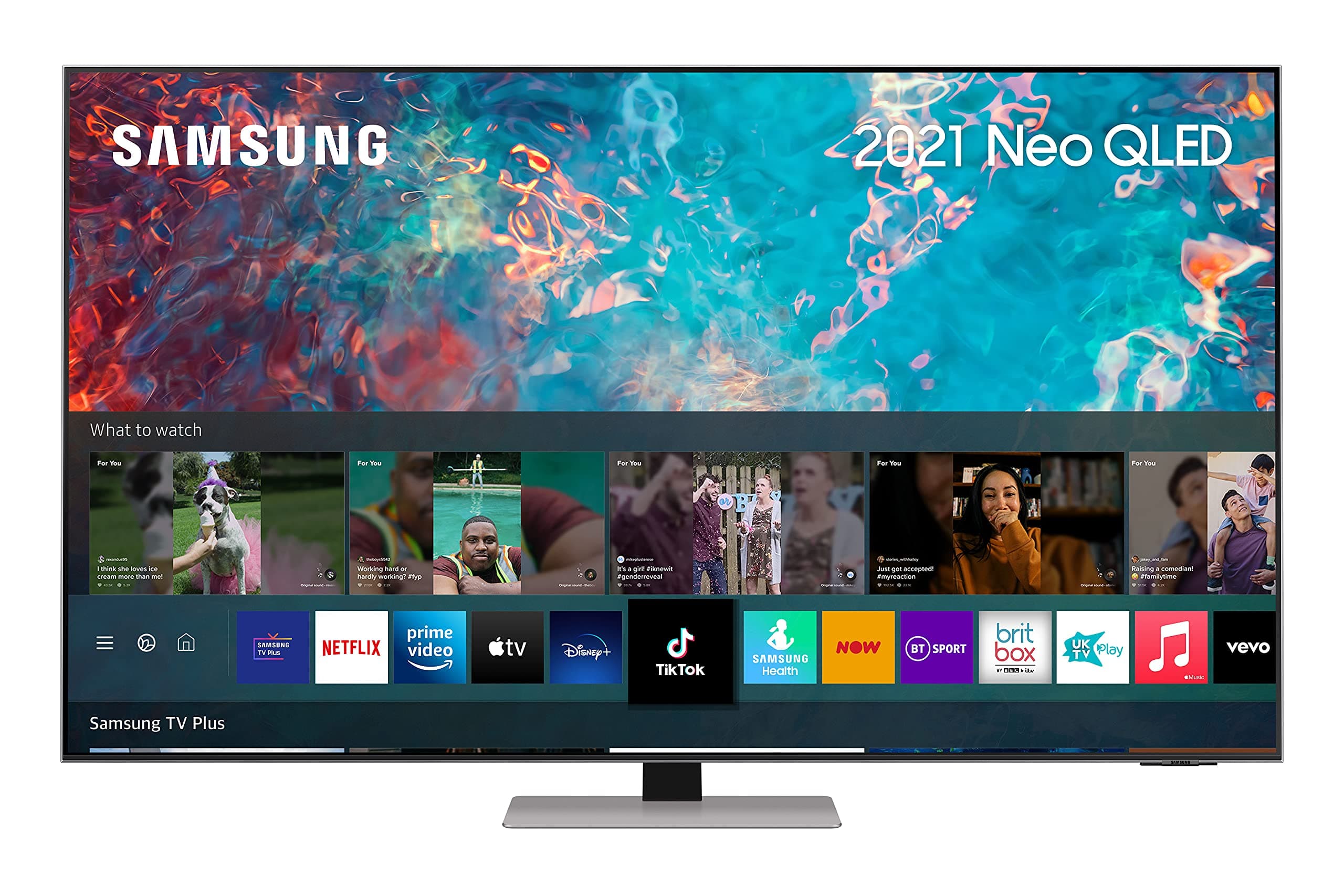 SamsungQE75QN85AATXXU 75" Smart 4K Ultra HD HDR Neo QLED TV with Bixby, Alexa & Google Assistant