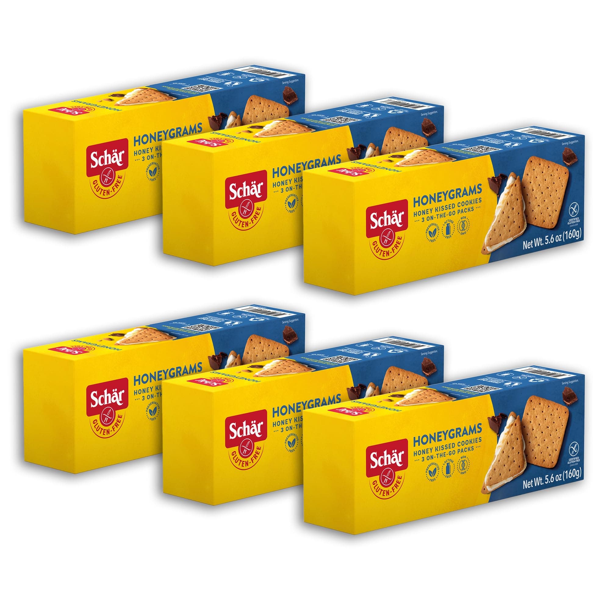 Schar Honeygram Crackers 6-Pack