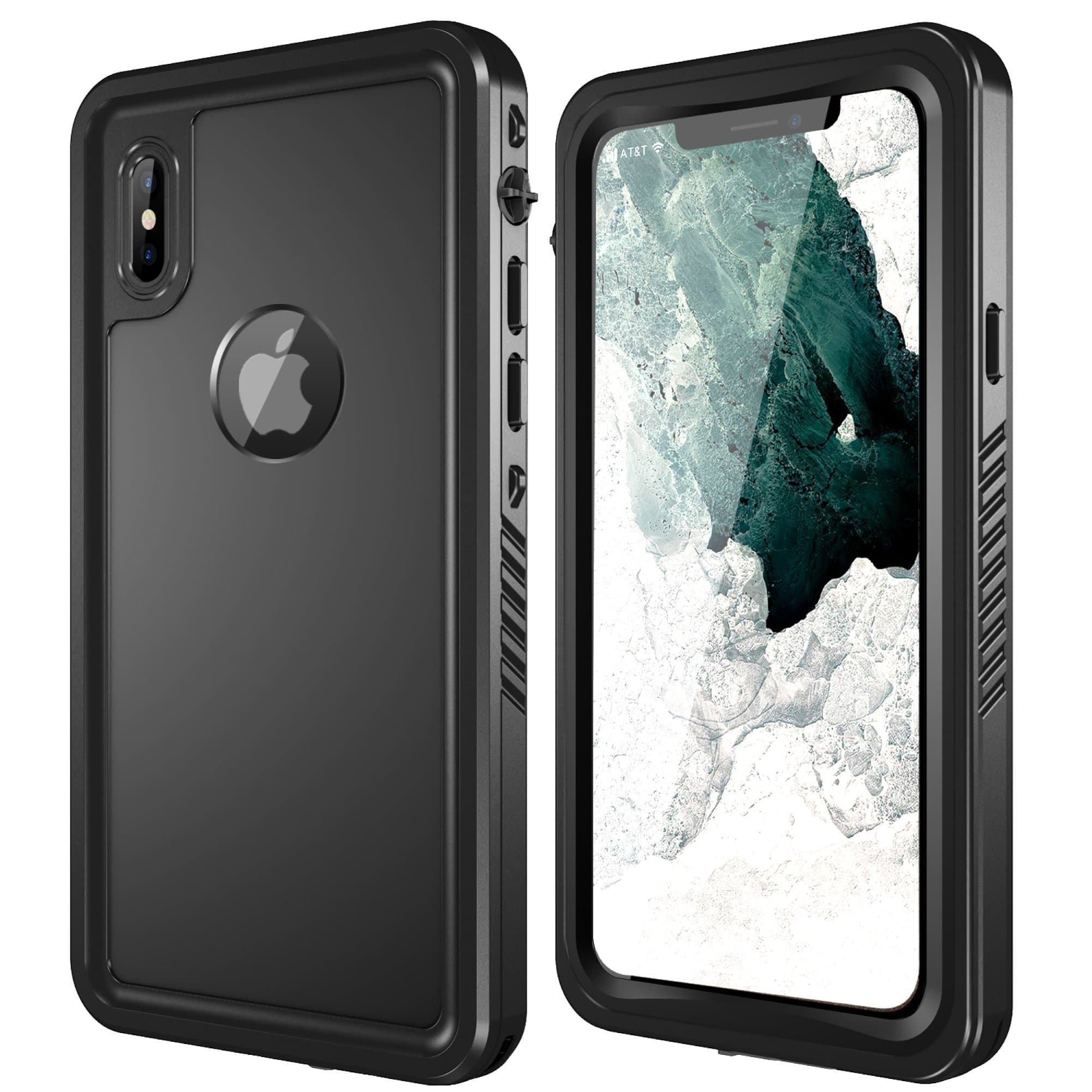 NINECRE iPhone Xs/iPhone X Waterproof Case, iPhone X/Xs Case with Built-in Screen Protector IP68 Waterproof Underwater Full Sealed Cover Shockproof Dustproof Heavy Duty Protective Rugged Armor