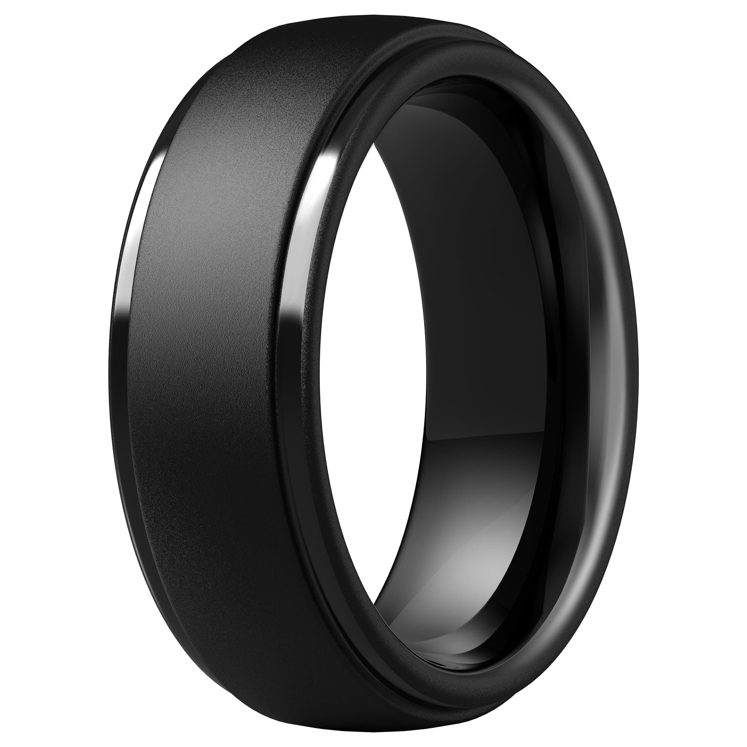 ThunderFit Silicone Men’s Wedding Rings, 10mm Wide 2.5mm Thick Rubber Wedding Bands-Variety Multipack 1-7
