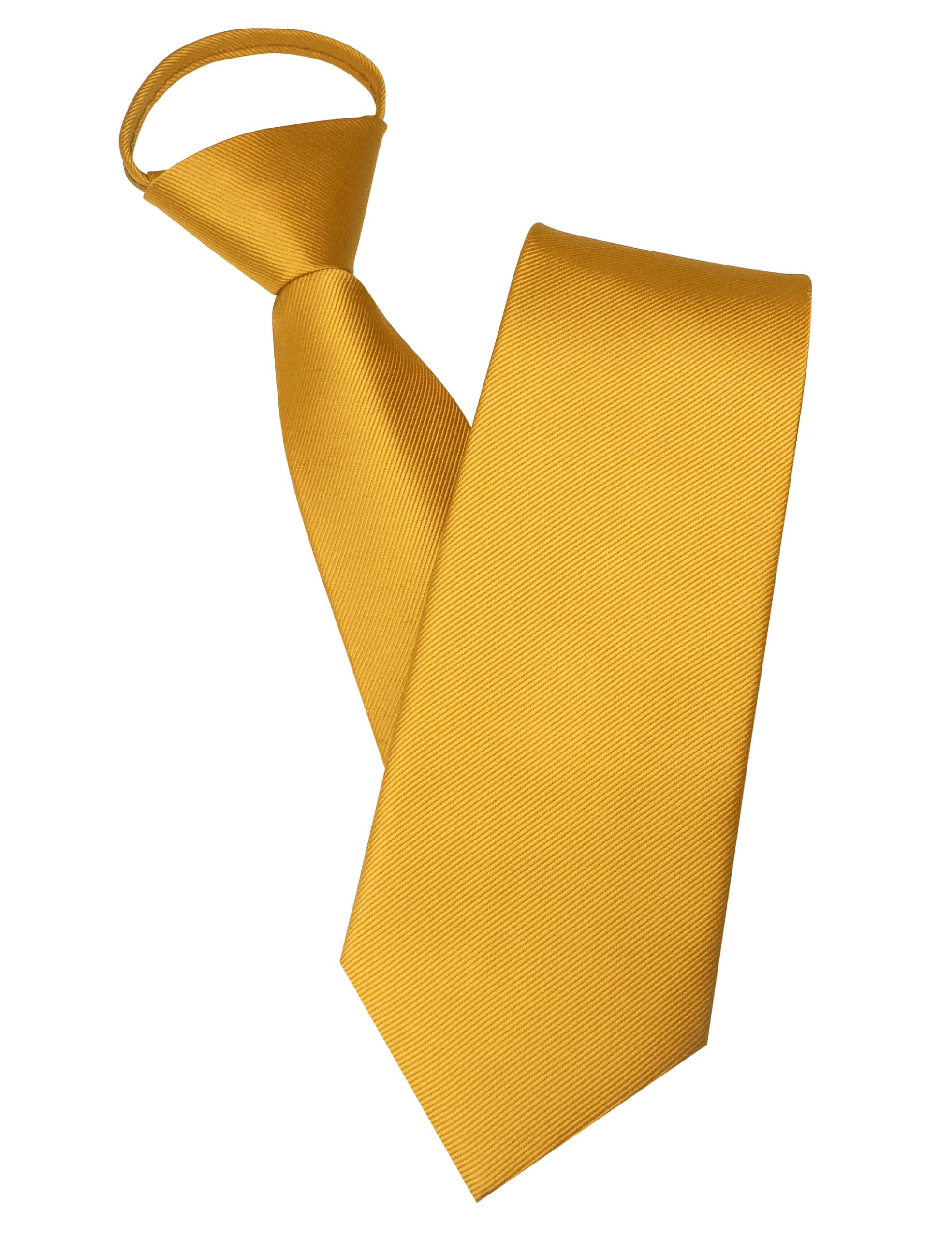 3.15“Solid Color Pre-tied Adjustable Necktie for Business and Wedding