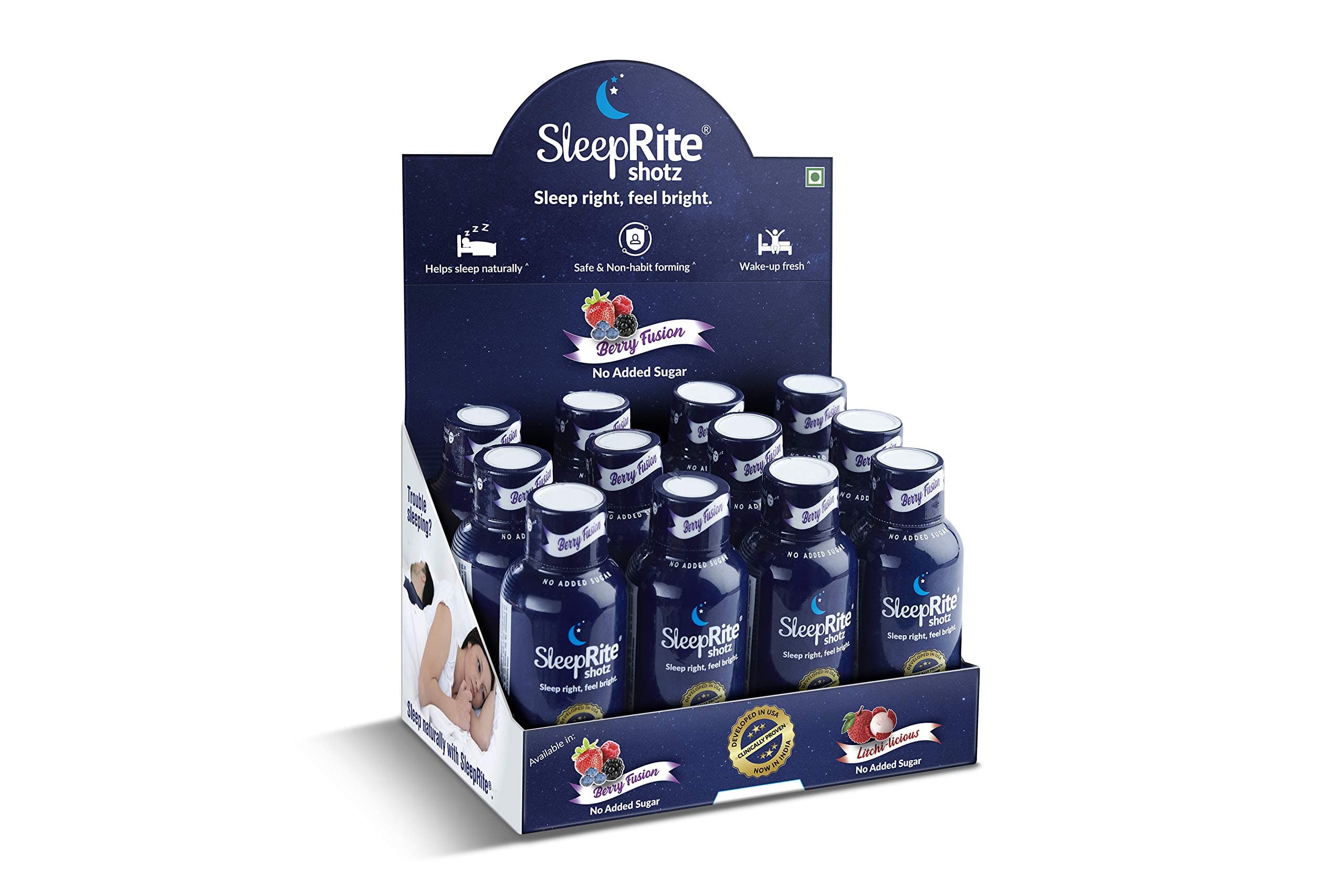 SleepRite shotz Berry Fusion (Pack of 12)