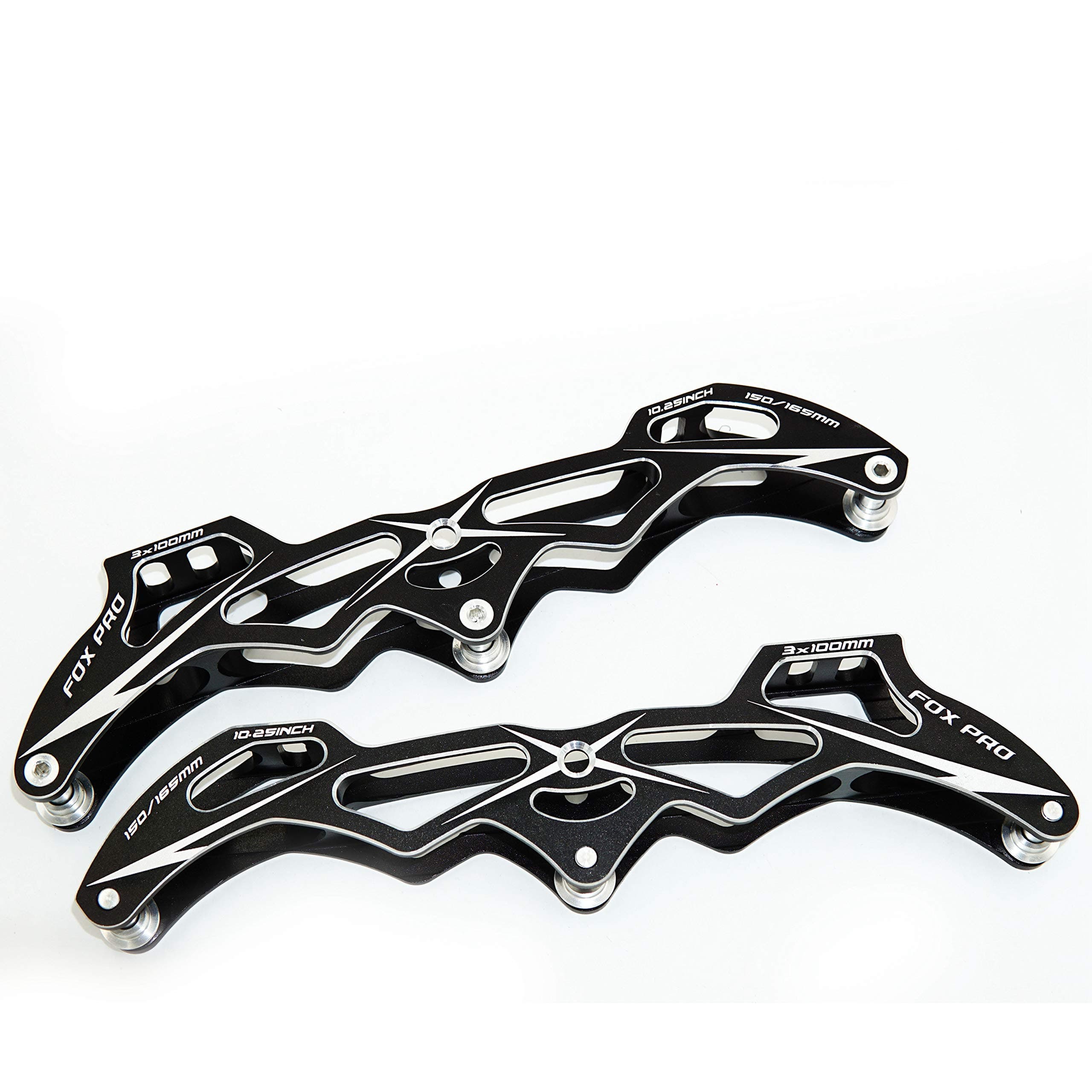 FoxPro Skate 7005 Aluminium Alloy CNC 3100mm Speed Inline Skate Replacement Frames (Without Wheels Bearings) (10.25 Inch 150mm 165mm Mounting)