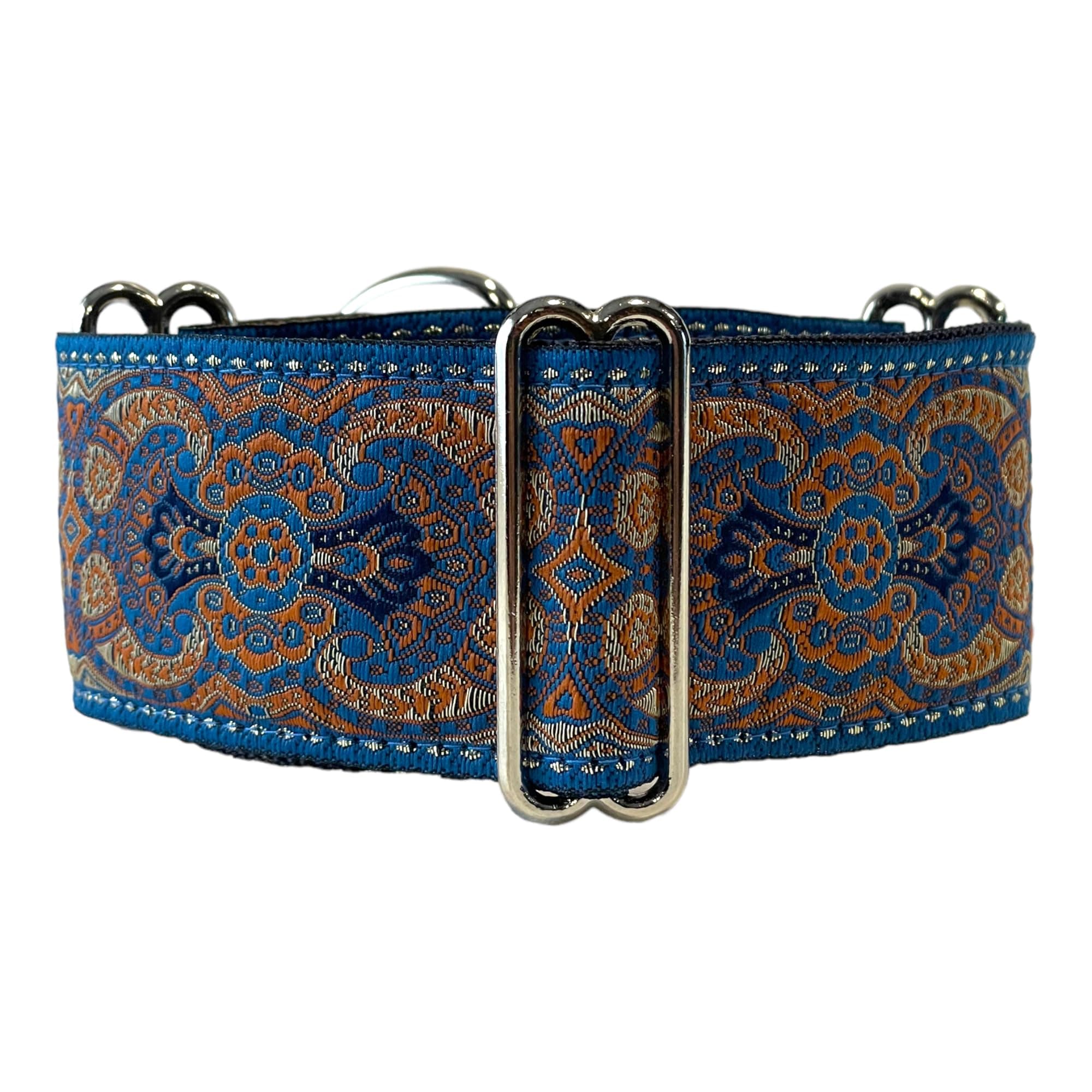 Martingale Greyhound/Saluki/Whippet Dog Collar 2'' Wide (11"-14") Handmade