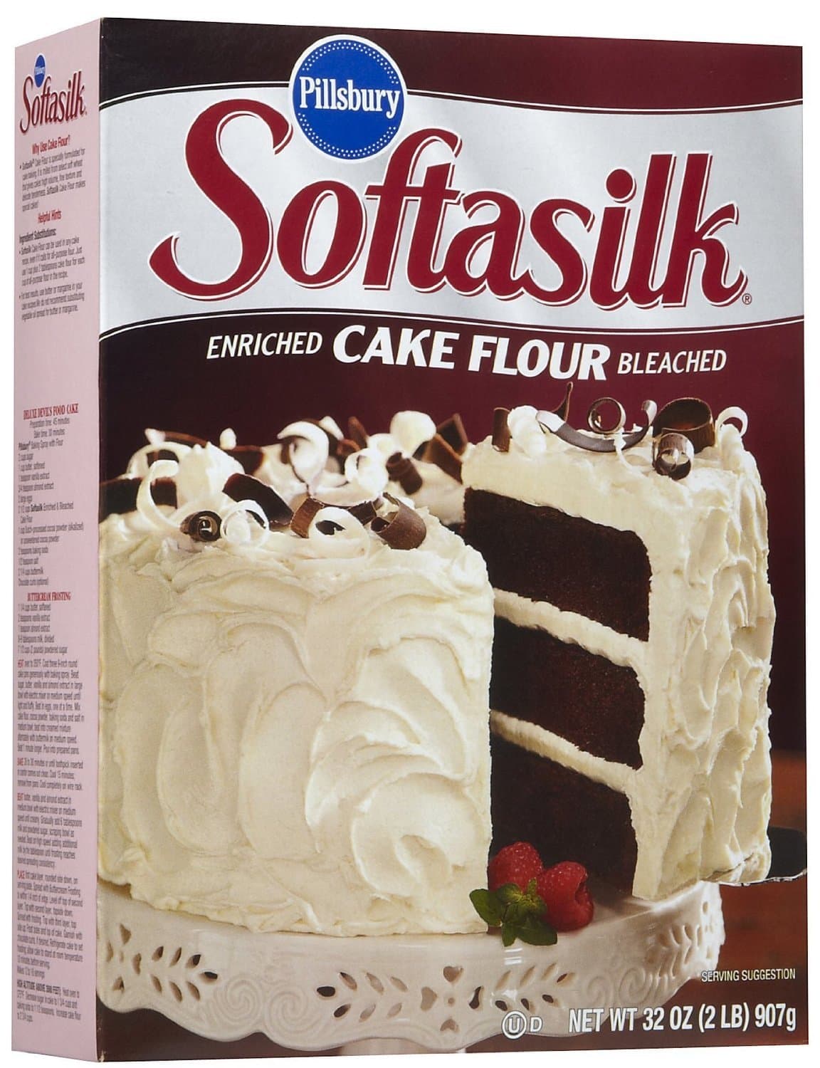 Pillsbury Softasilk Cake Flour, 32 oz (Pack of 2)