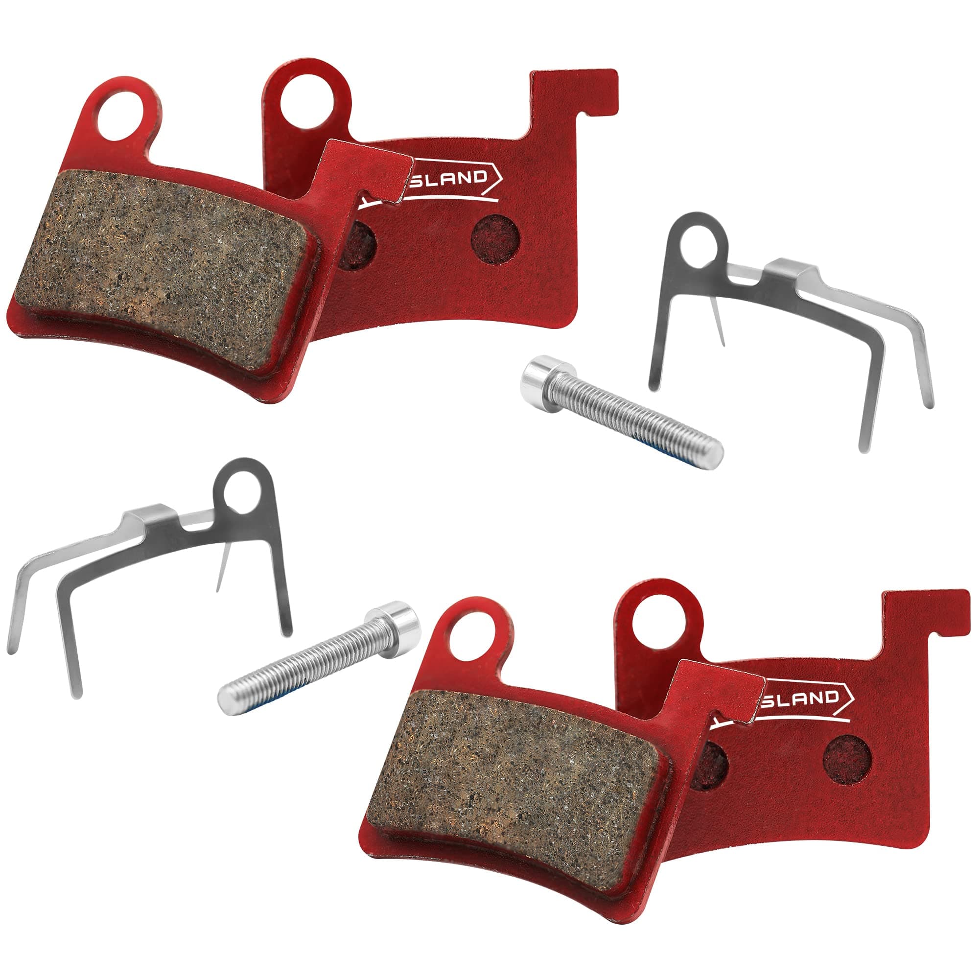 MT600 Electric Bike Disc Brake Pad Two Pairs, Suitable for DYISLAND LD-200PLUS And LD4X-300