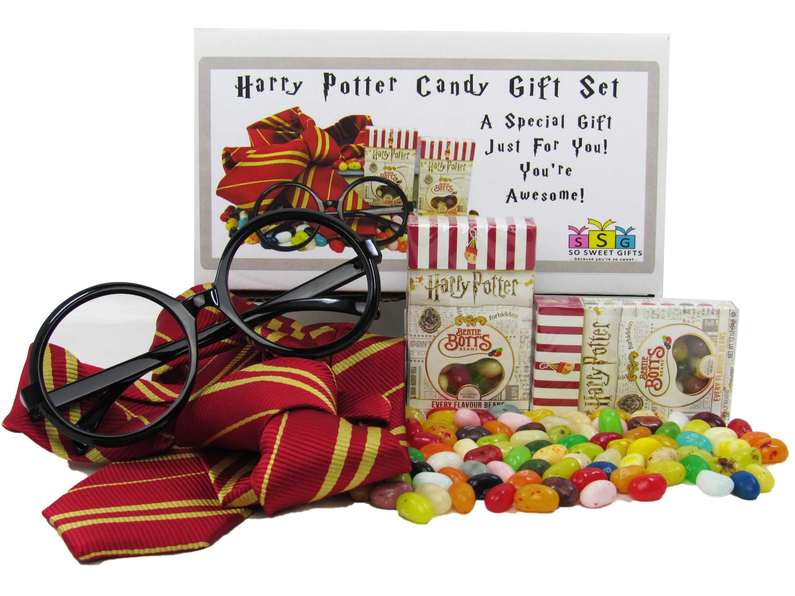 Harry Potter Bertie Bott's Beans with Wizards Glasses & Tie