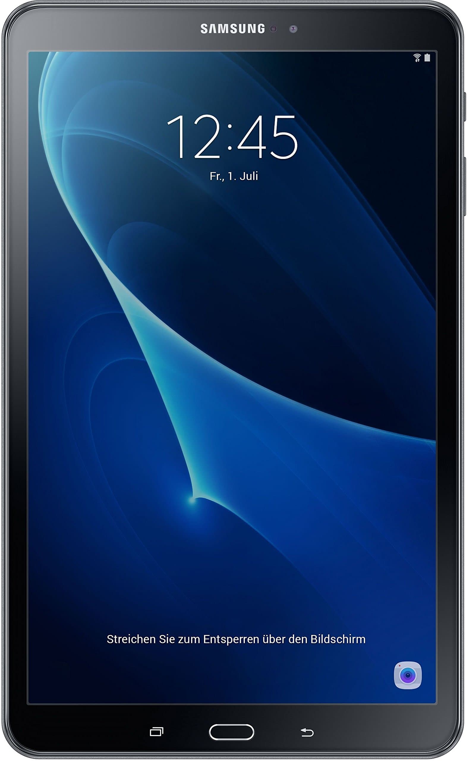 Samsung Galaxy Tab A (2016) T580 10.1 Inch Wi-Fi Tablet (Black) (Octa-Core Processor, 2 GB RAM, 16 GB eMMC, Android 6.0), German Version