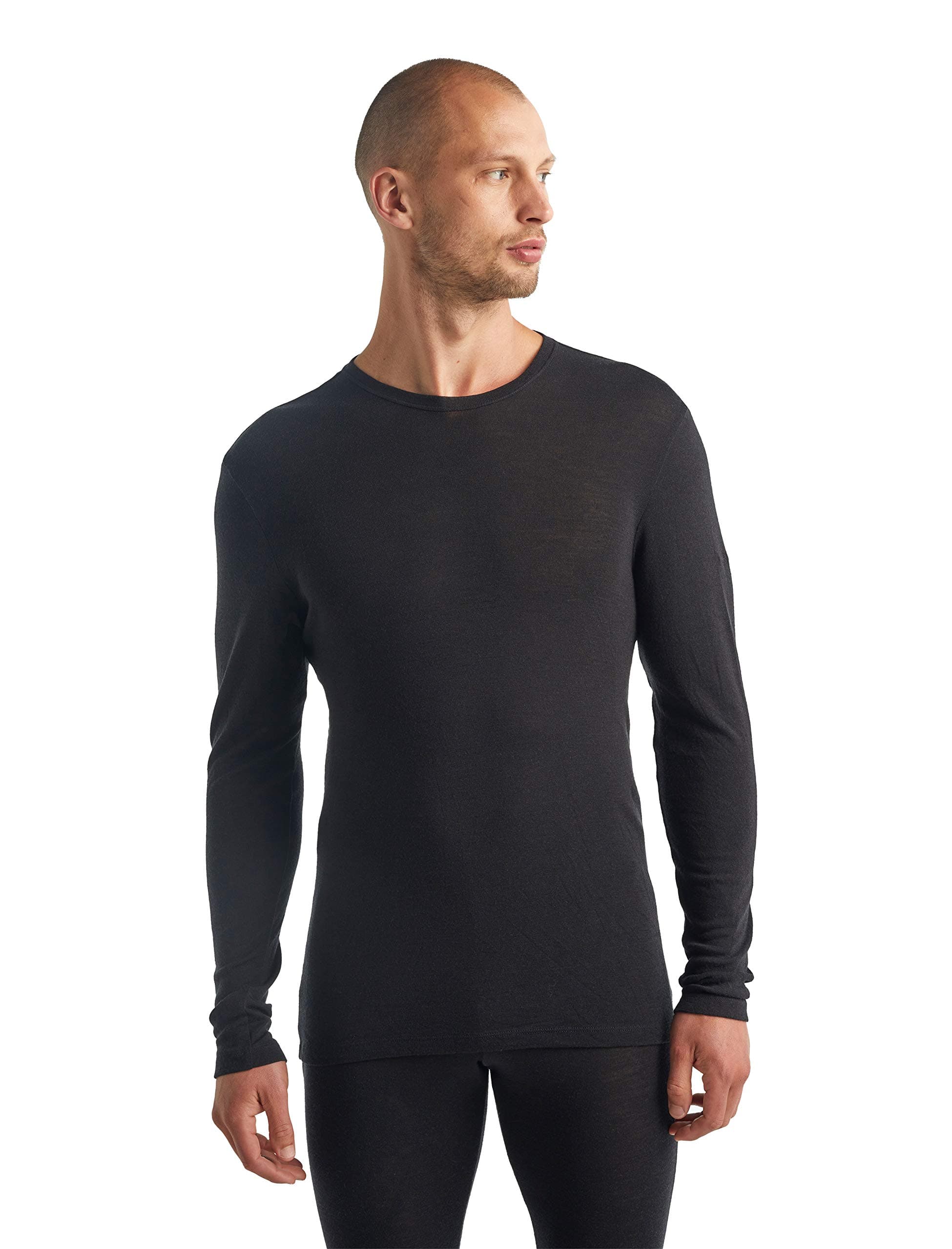 Icebreaker Merino Mens 175 Everyday Long Sleeve Thermal Cold Weather Base Layer T-Shirt
