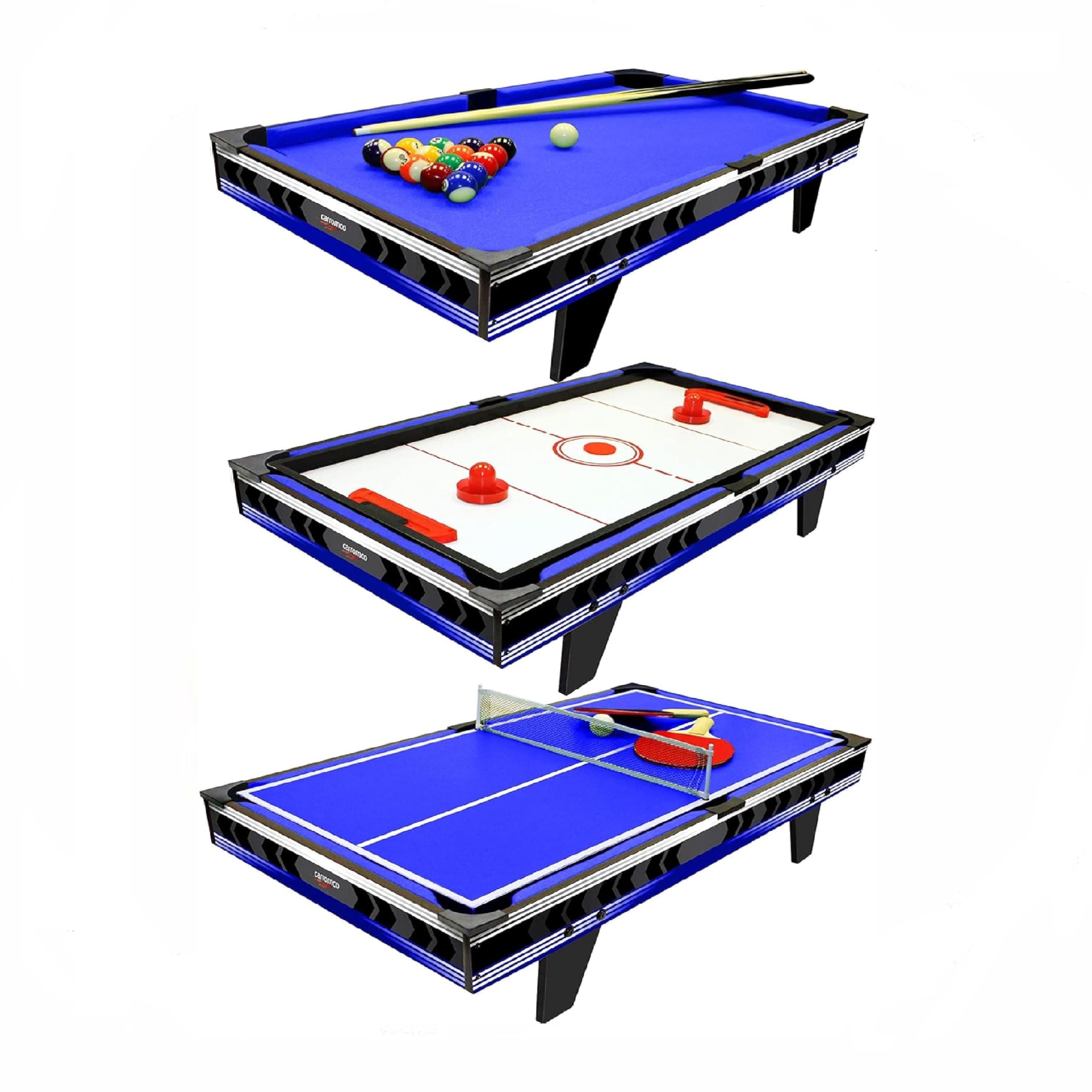 Carromco Galaxy XT 3-in-1 Multigame Table