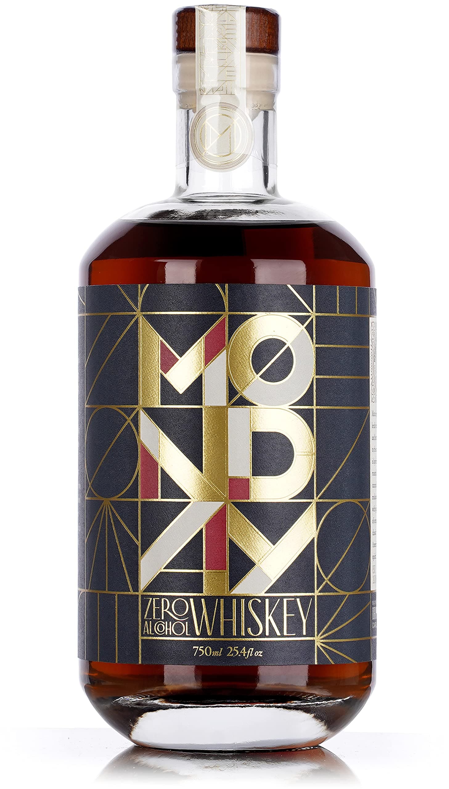 Zero Alcohol Whiskey – An Award Winning Non-Alcoholic Spirit with Zero Carbs, No Sugar, 0 Calories - 750ml