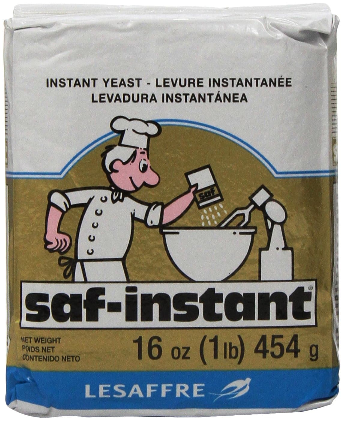 Saf-Instant Yeast, Gold, 2 Pound