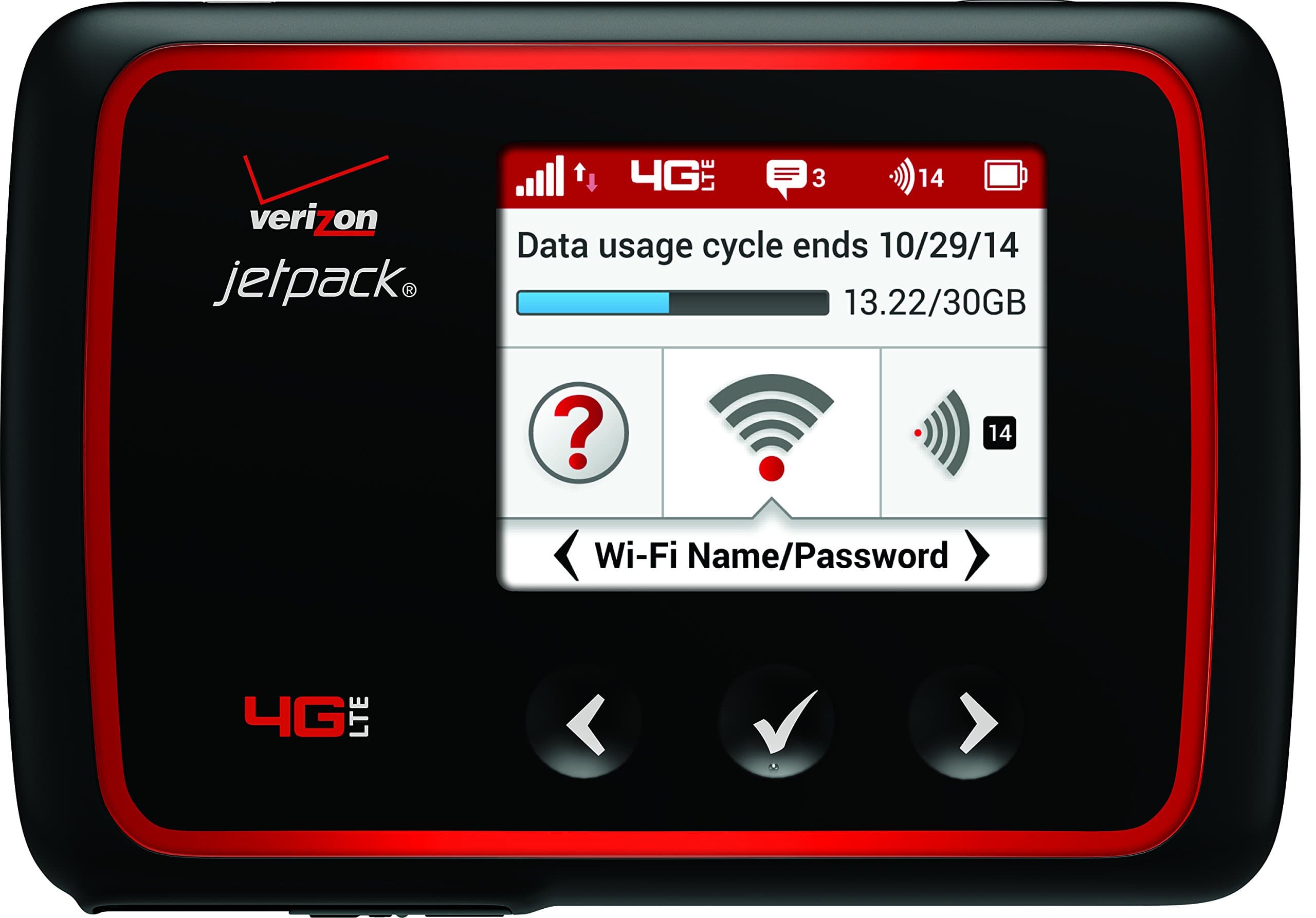 Verizon MiFi 6620L Jetpack 4G LTE Mobile Hotspot (Verizon Wireless)