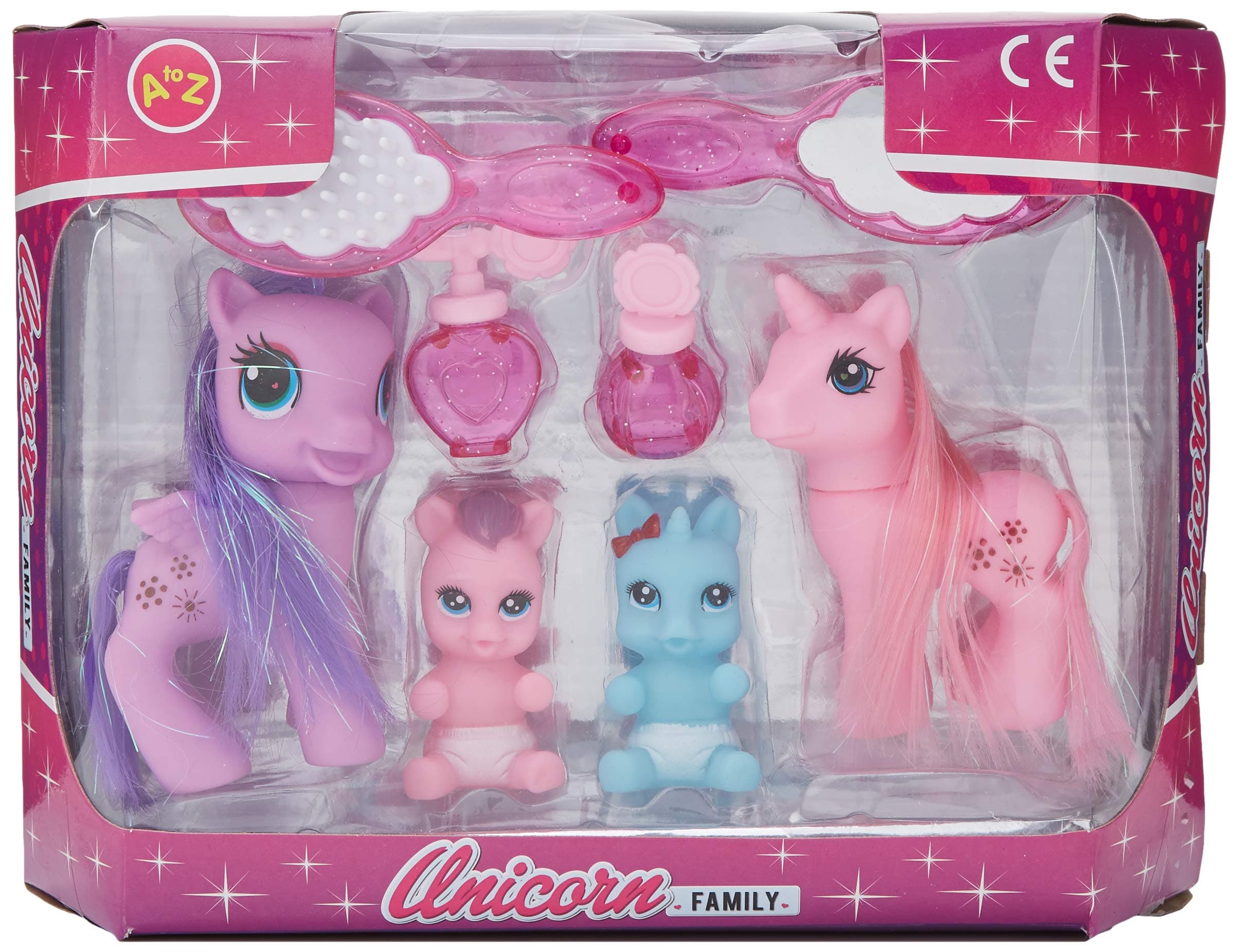 A to Z 32314 Unicorn Family Playset