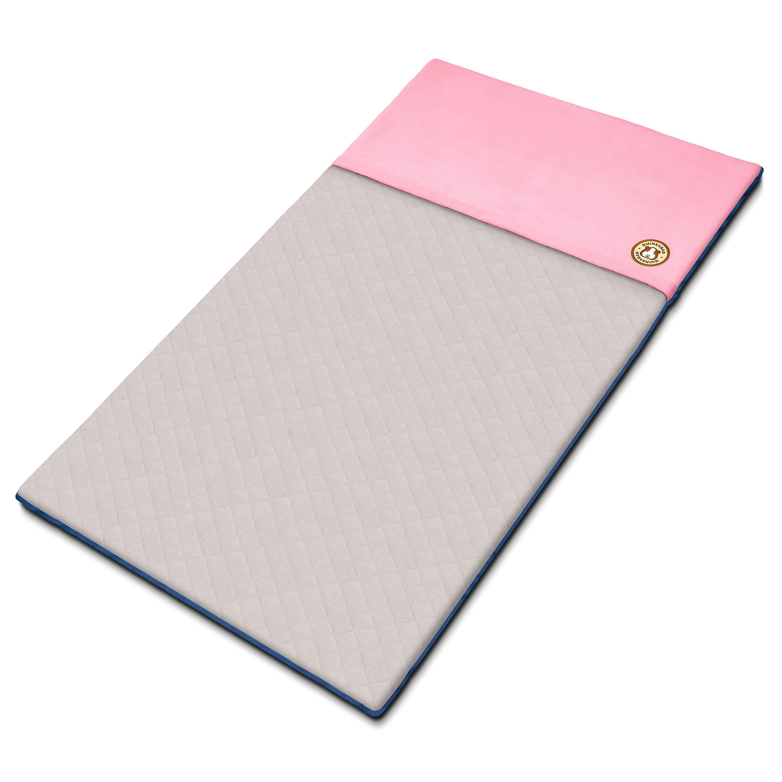 GuineaDad Liner | Guinea Pig Fleece Cage Liners | Guinea Pig Bedding | Burrowing Pocket Sleeve | Extra Absorbent Bamboo | Waterproof Bottom (C&C 2x4, Pink)