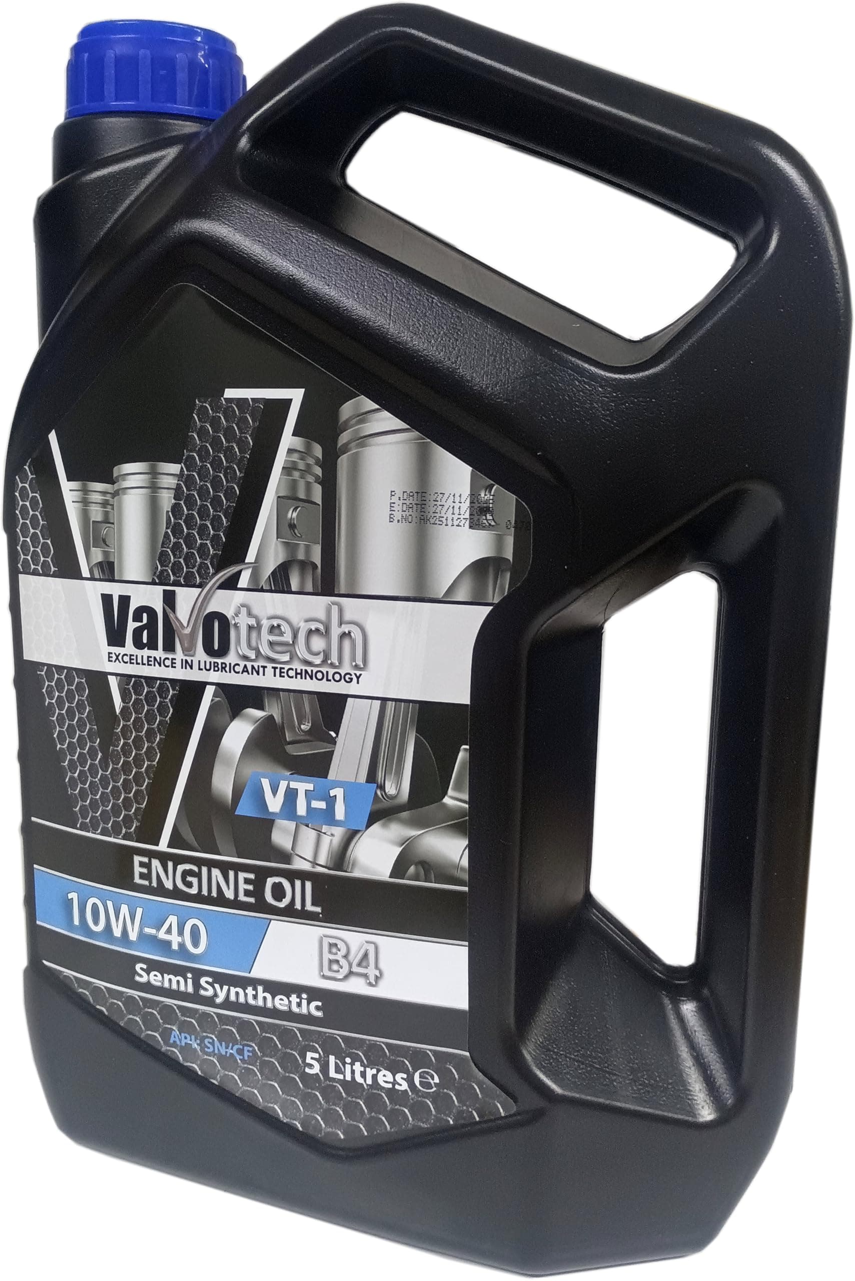 VT-1 10W/40 A3/B4 Semi-Synthetic Engine Oil - 5 Litre