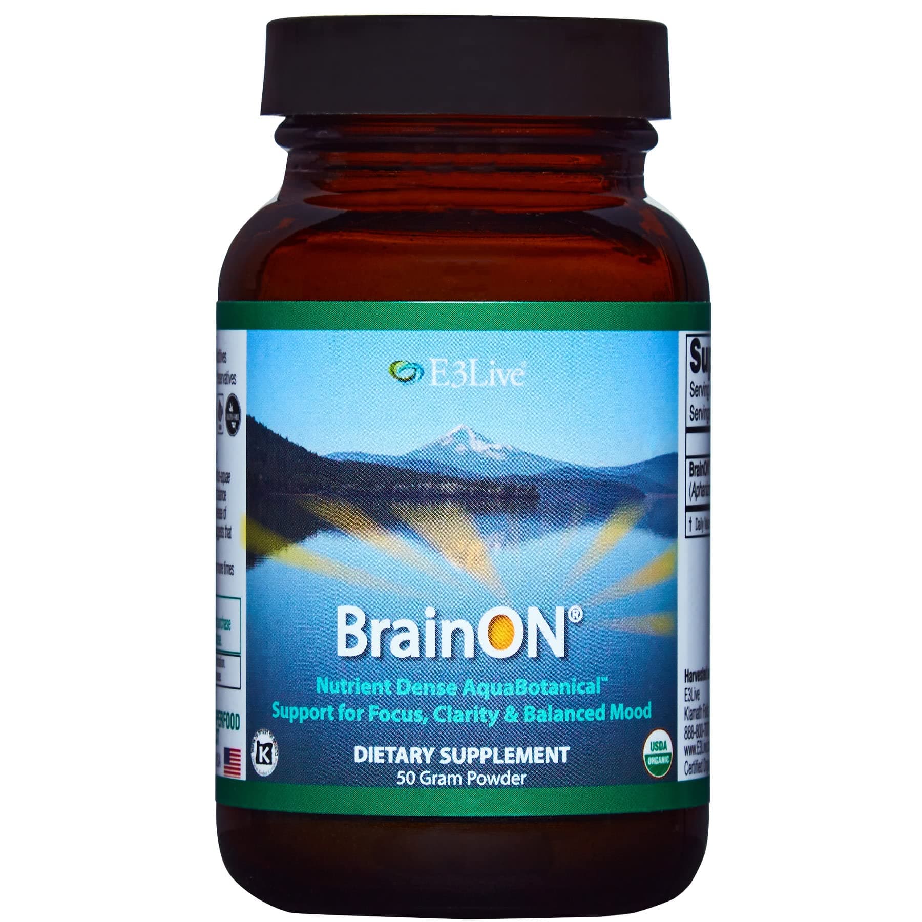 E3LIVEBrainON, 50 Gram Powder