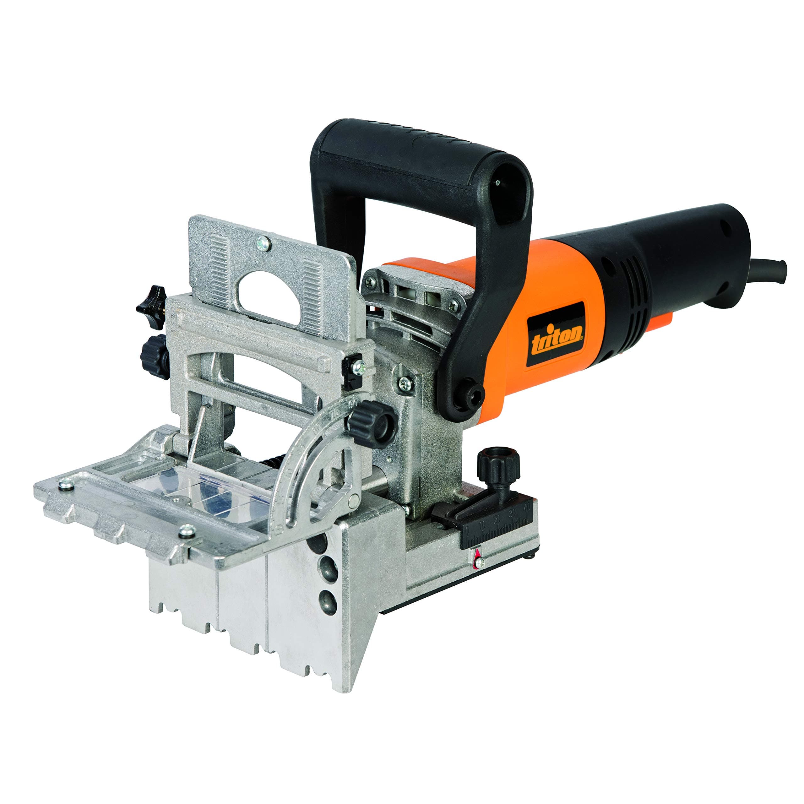 Triton TDJ600 Duo Dowel Jointer – 240V, 12A Wood Dowels Corded Electric with Adjustable 0–90° Guide, Double Drilling, and Rack Height Adjustment for Woodworking Projects