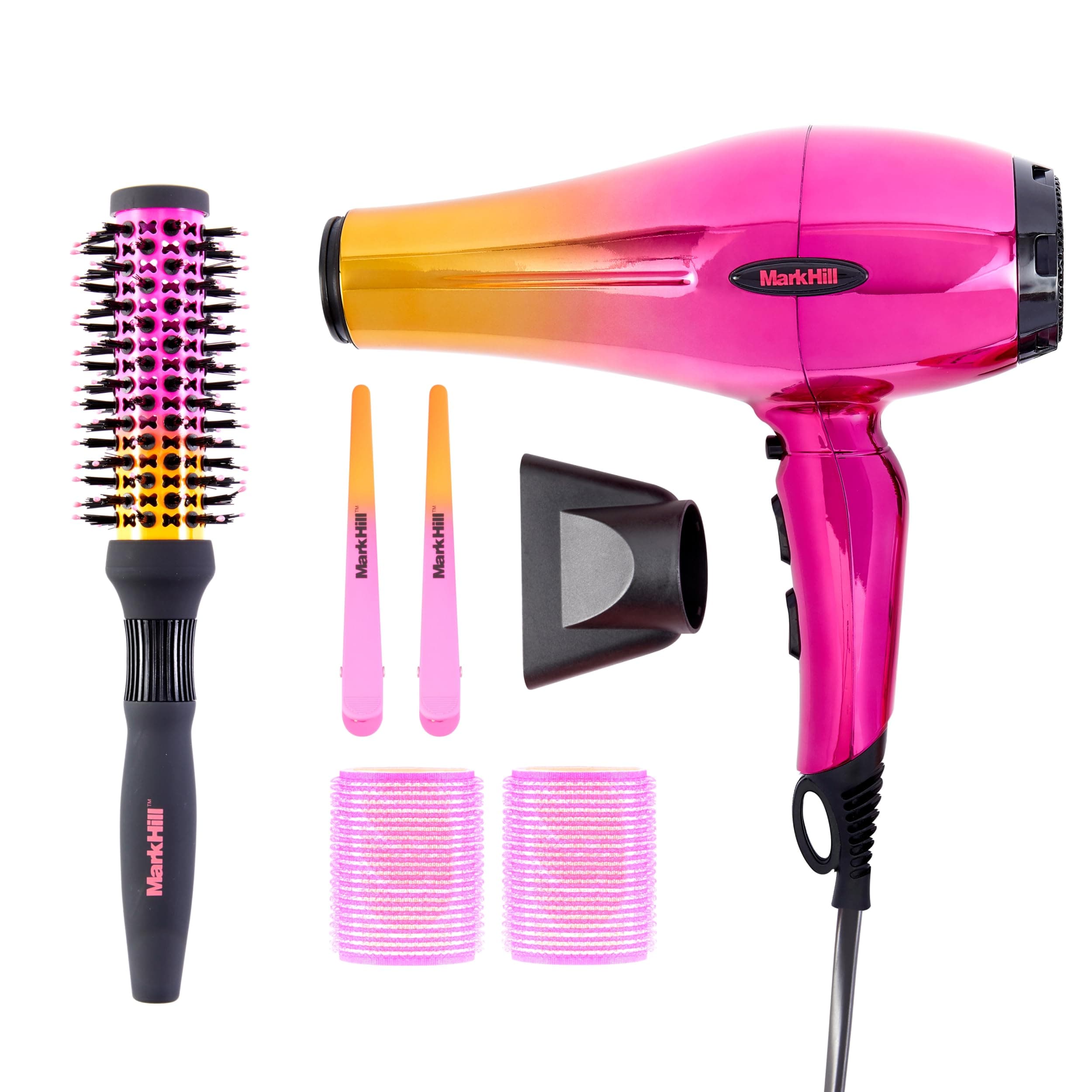 Mark Hill - Style Addict - Perfect Blow Dry Kit - Pink & Orange