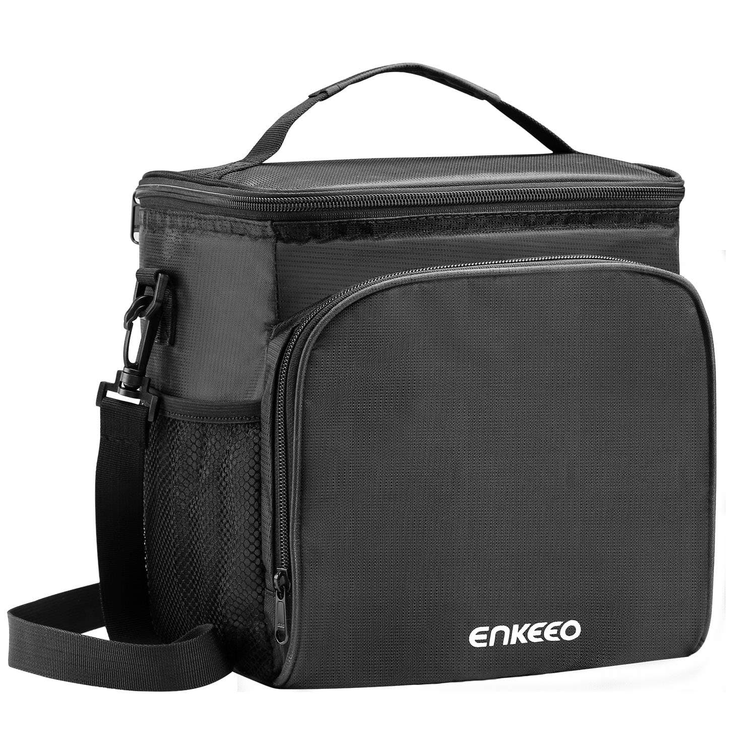 ENKEEO Soft Cooler Bag 20 Cans, Collapsible Insulated Soft-sided Lunch Bag 15 Liter Leakproof Cooling Backpack with Adjustable Shoulder Strap, for Lunch, Picnic, Hiking, Beach, Park, BBQ and Camping