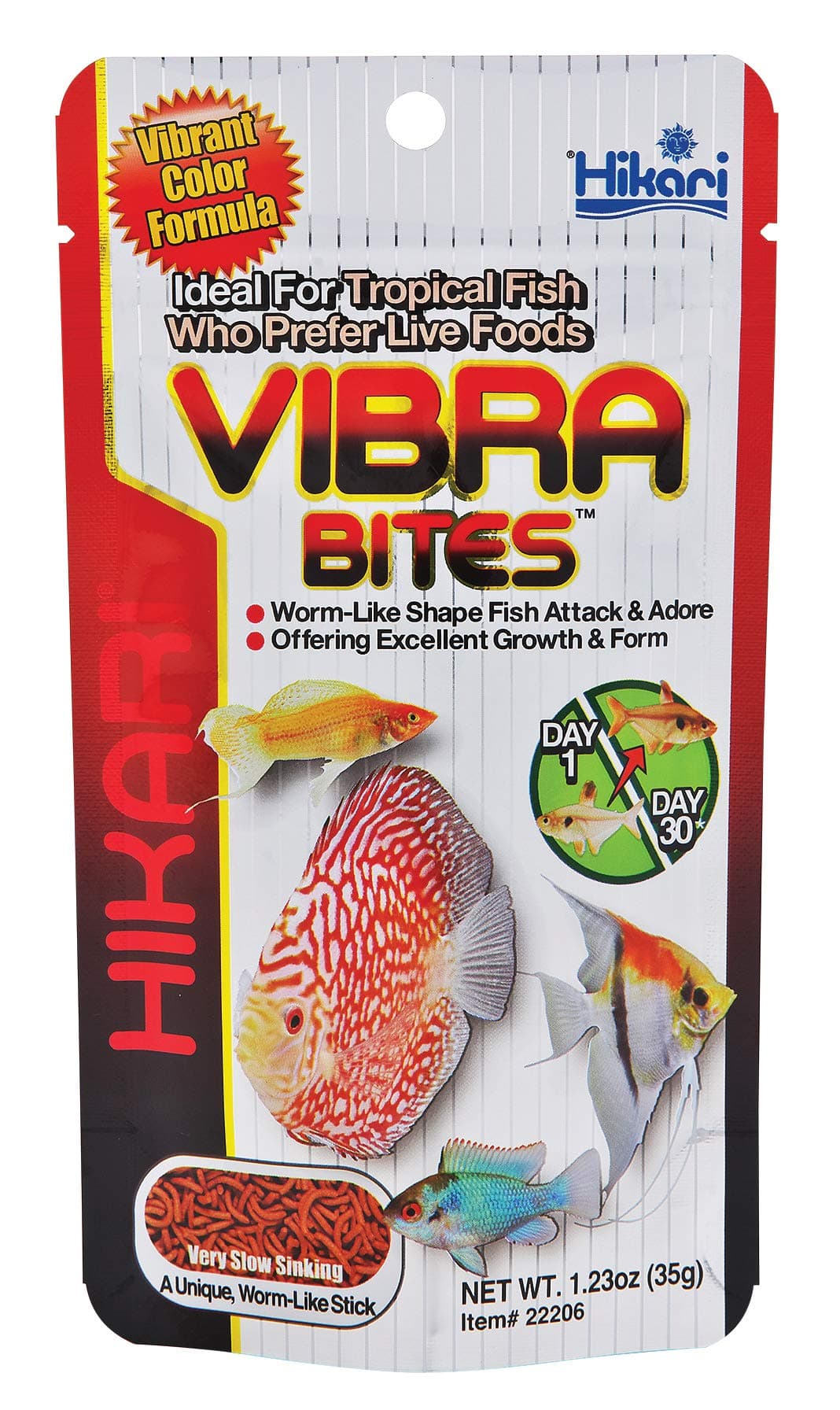HK22206 1.23 oz Vibra Bites Tropical Fish Food